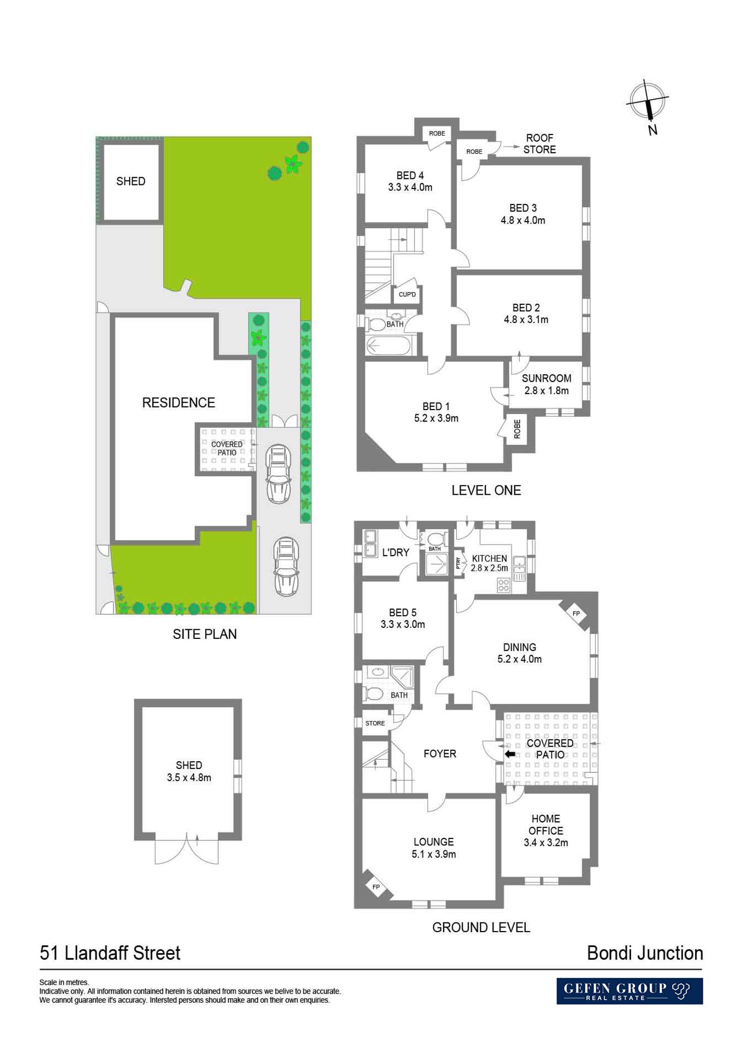 Floorplan of Homely house listing, 51 Llandaff St, Bondi Junction NSW 2022