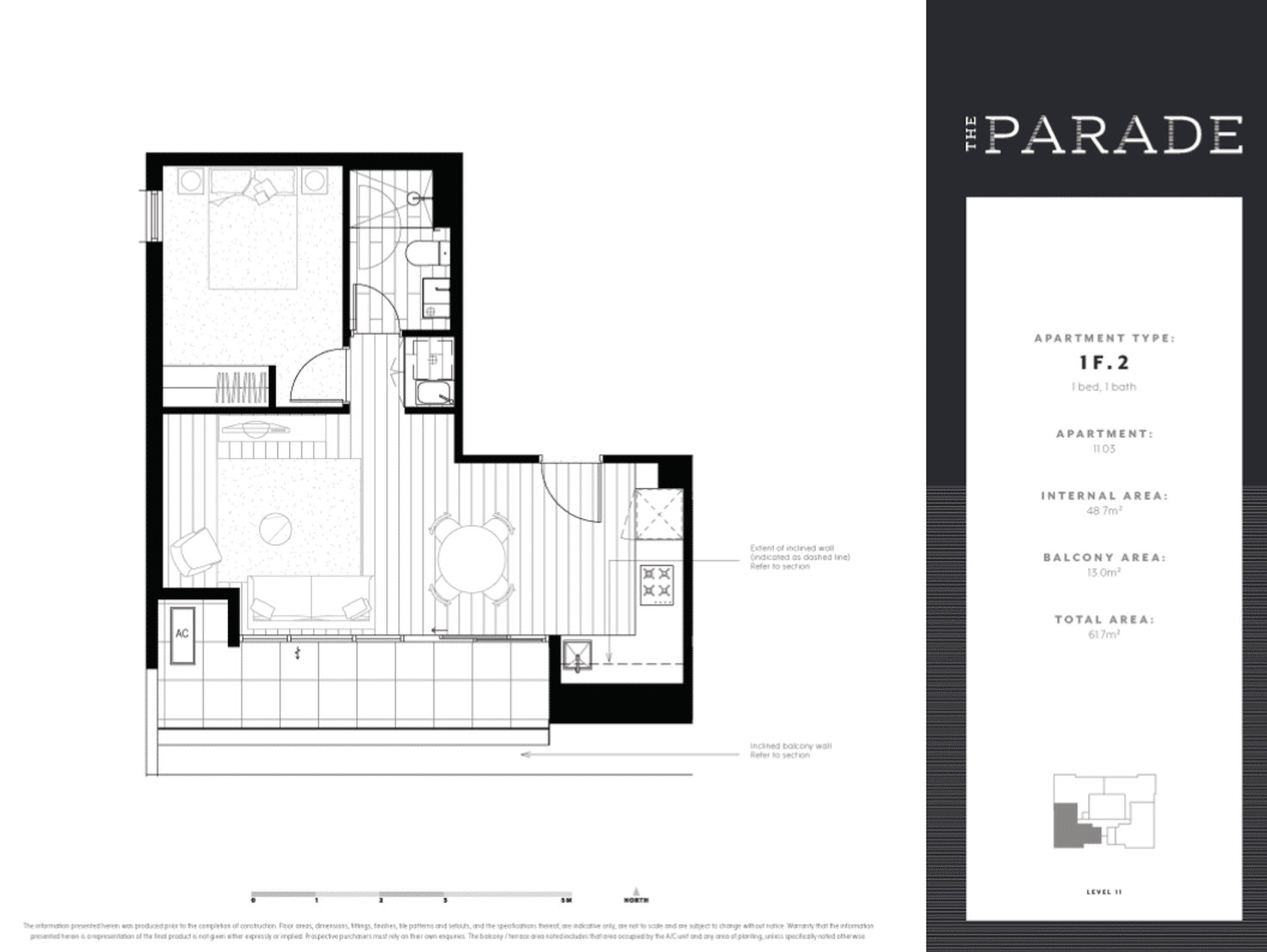 Floorplan of Homely apartment listing, 1103/9-11 Ellingworth Parade, Box Hill VIC 3128