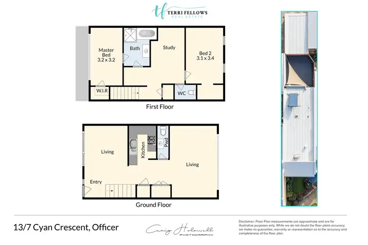 Floorplan of Homely townhouse listing, Unit 13/7 Cyan Cres, Officer VIC 3809