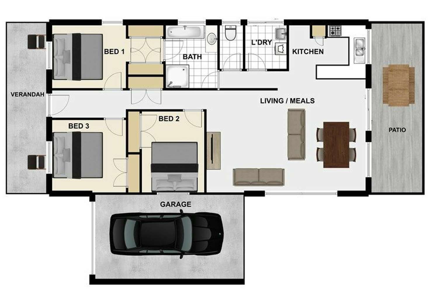 Floorplan of Homely house listing, 5 Drake Pl, Forest Lake QLD 4078