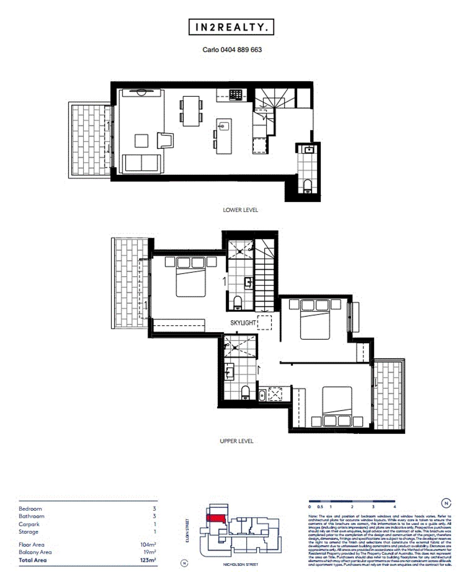 Floorplan of Homely apartment listing, 702/8 Elgin St, Carlton VIC 3053