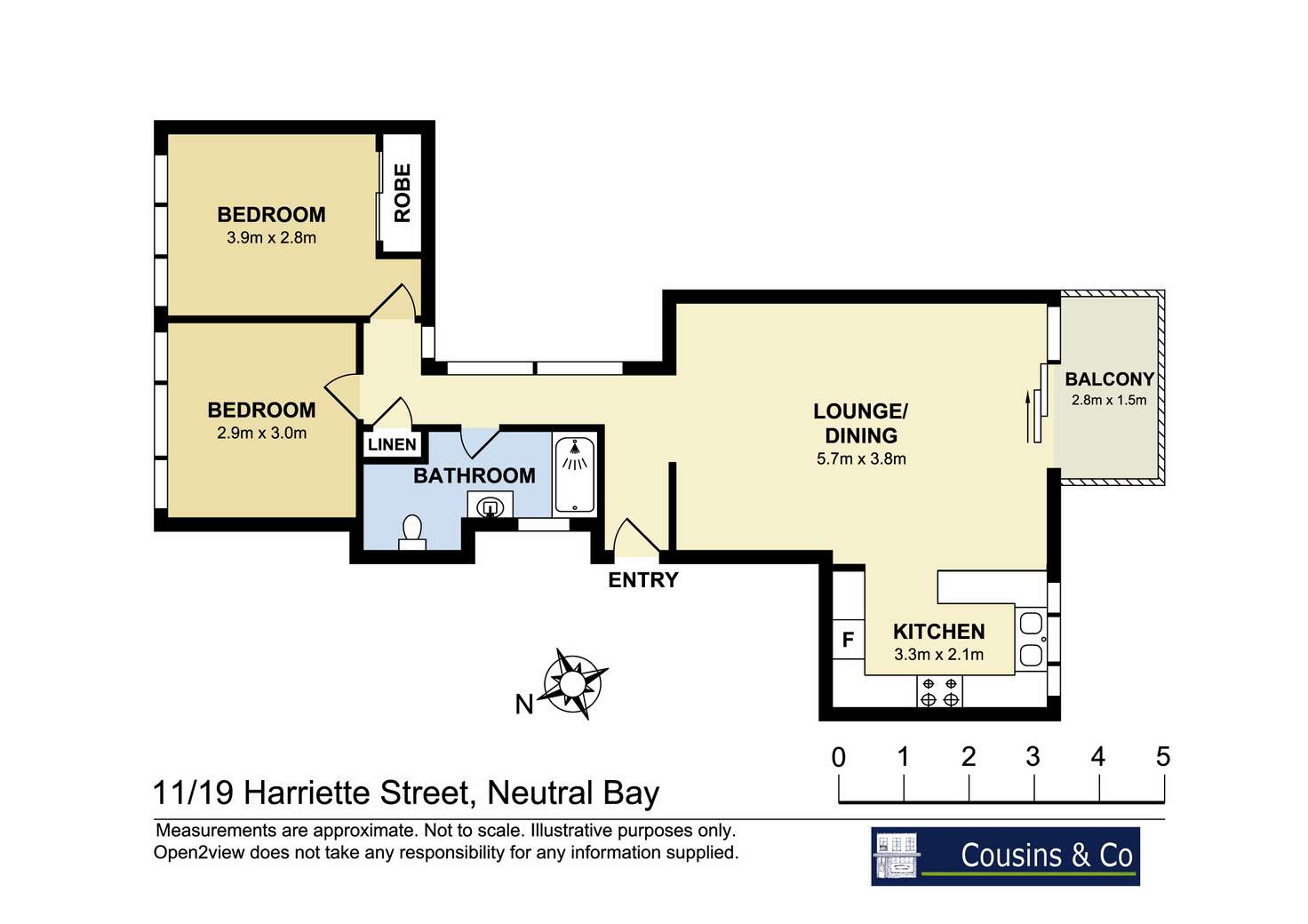 Floorplan of Homely apartment listing, 11/19 Harriette Street, Neutral Bay NSW 2089