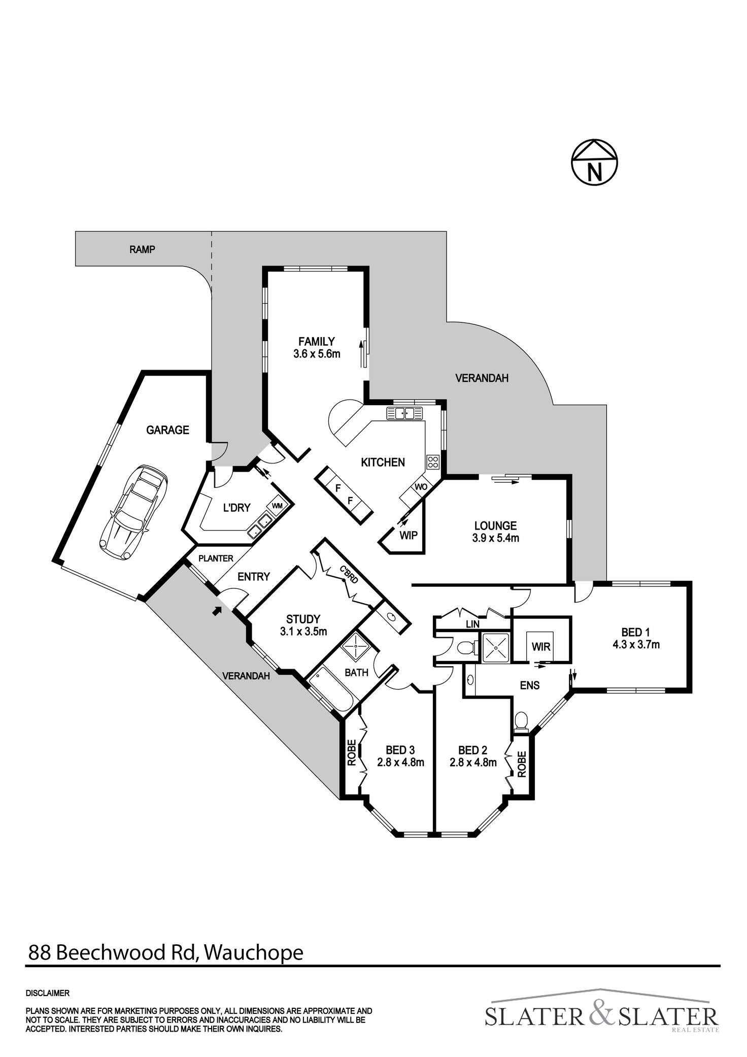 Floorplan of Homely acreageSemiRural listing, 88 Beechwood Rd, Wauchope NSW 2446