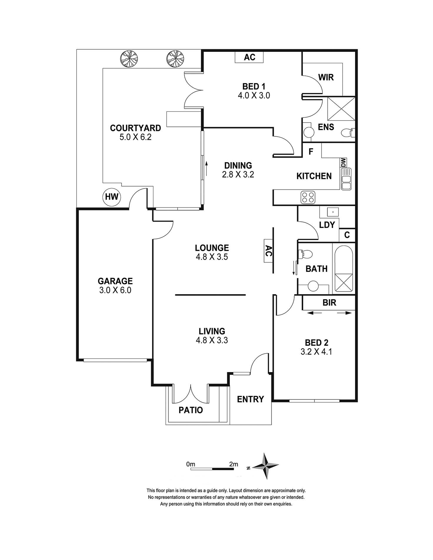 Floorplan of Homely townhouse listing, Unit 6/38 Union St, Brighton East VIC 3187