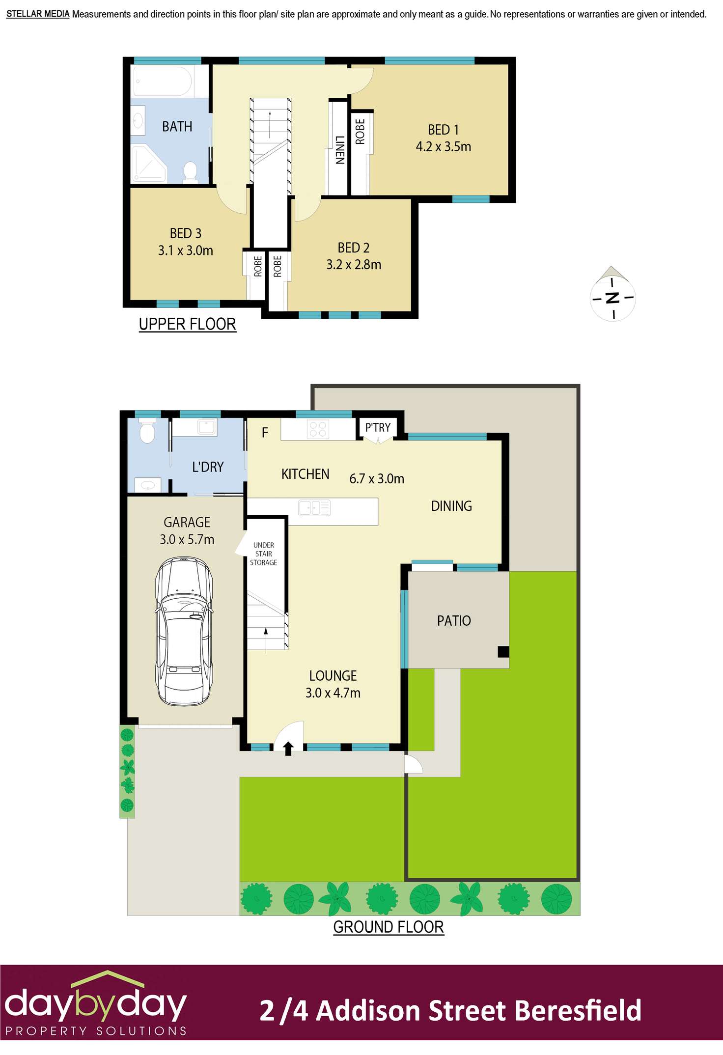 Floorplan of Homely house listing, Unit 2/4 Addison St, Beresfield NSW 2322