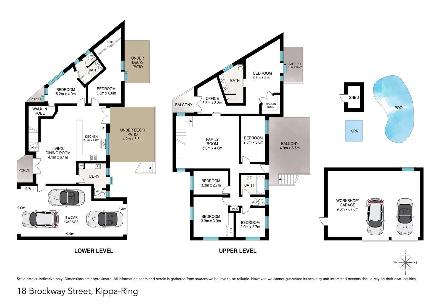 Floorplan of Homely house listing, 18 Brockway St, Kippa-ring QLD 4021
