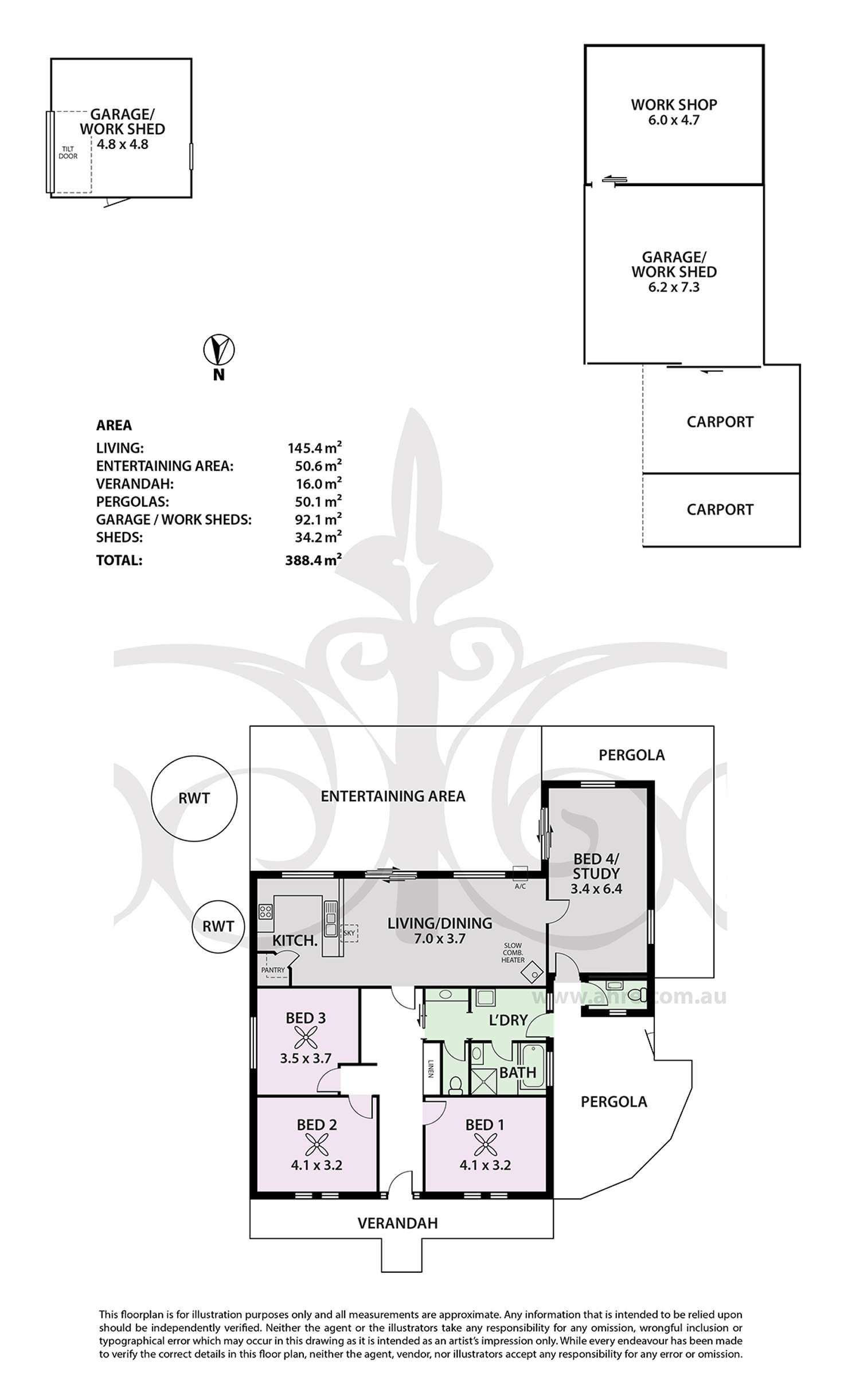 Floorplan of Homely house listing, 25 Hillman Dr, Nairne SA 5252
