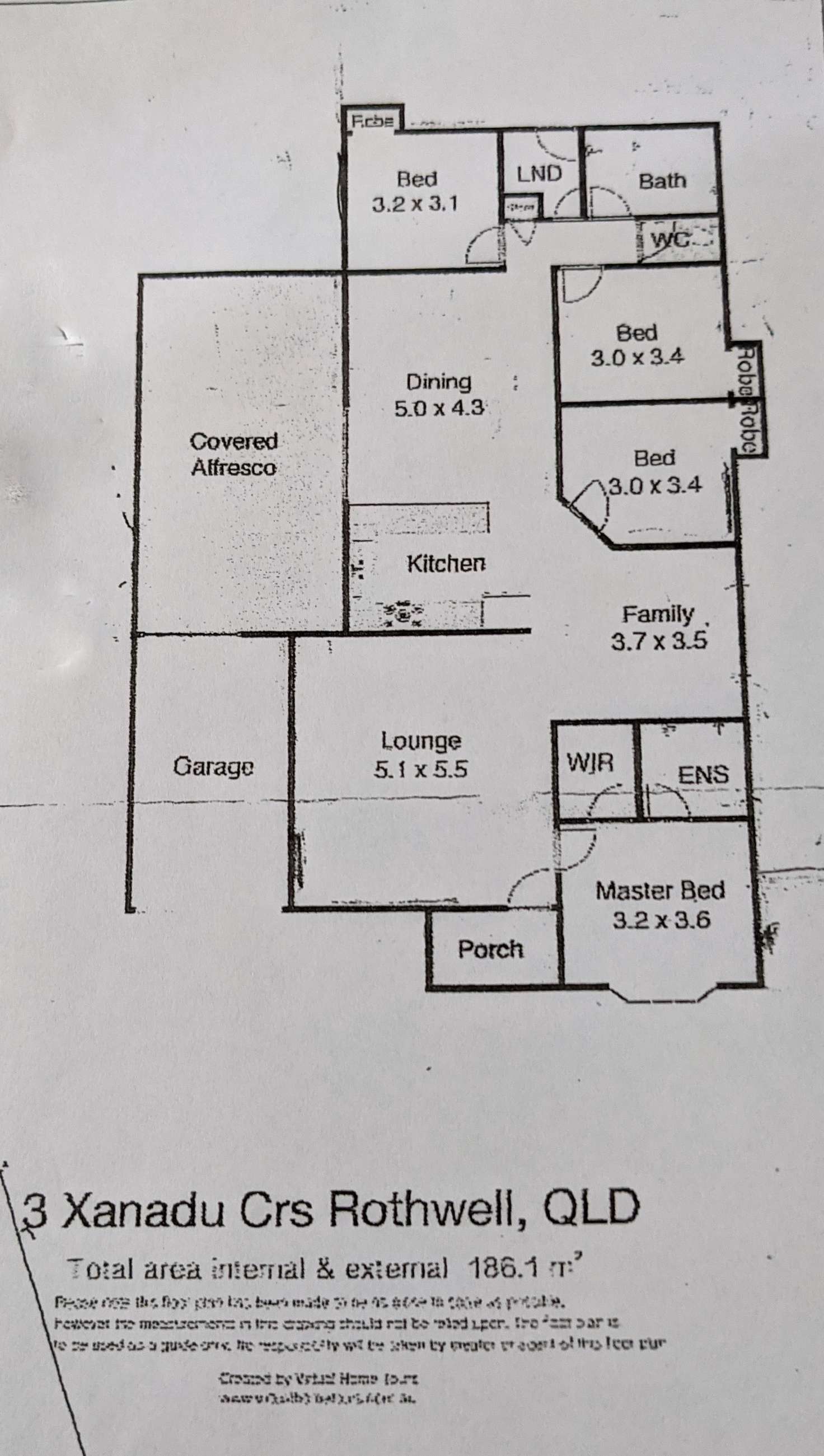 Floorplan of Homely house listing, 3 Xanadu Cres, Rothwell QLD 4022