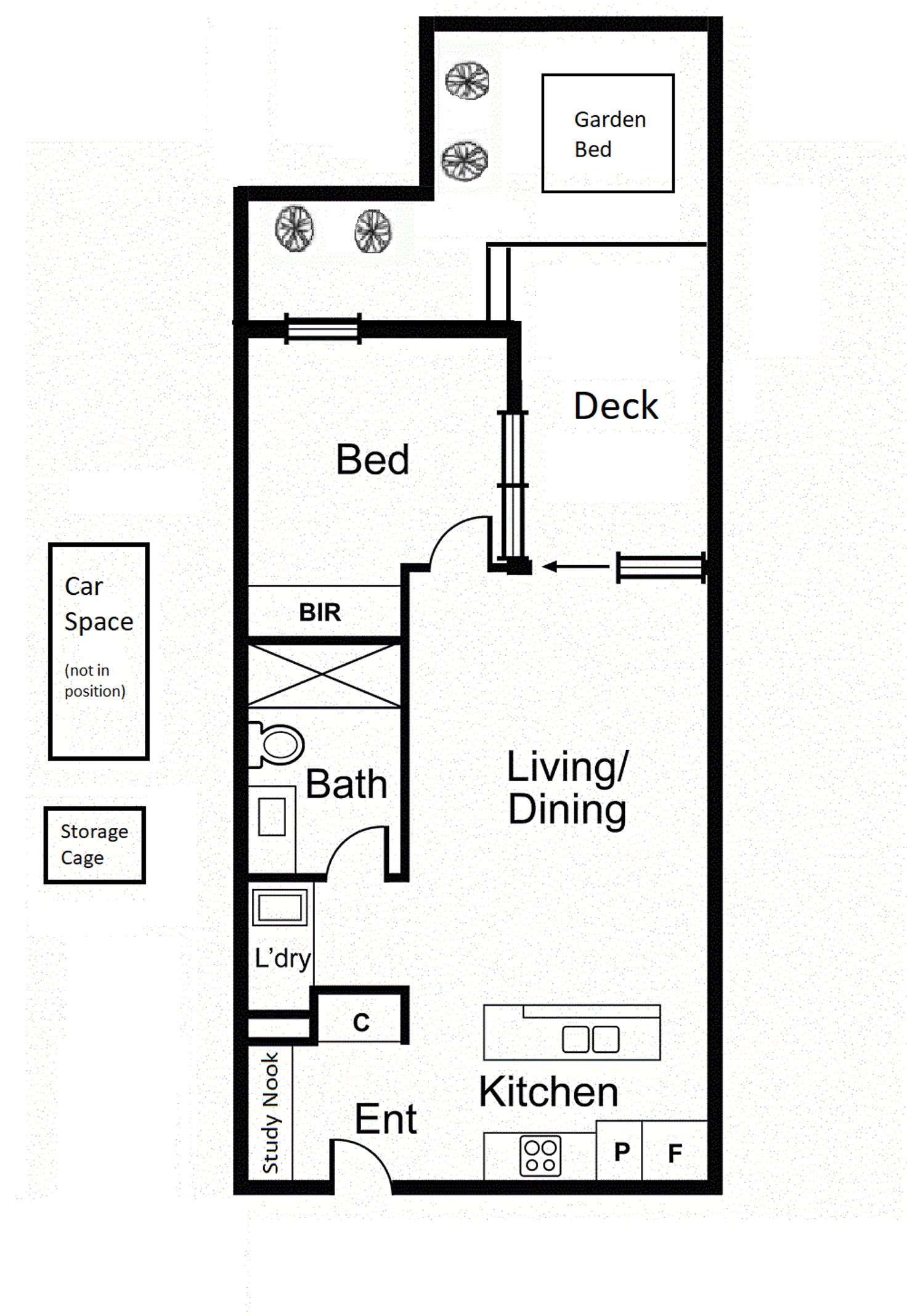 Floorplan of Homely apartment listing, 9/34 Warleigh Grove, Brighton VIC 3186
