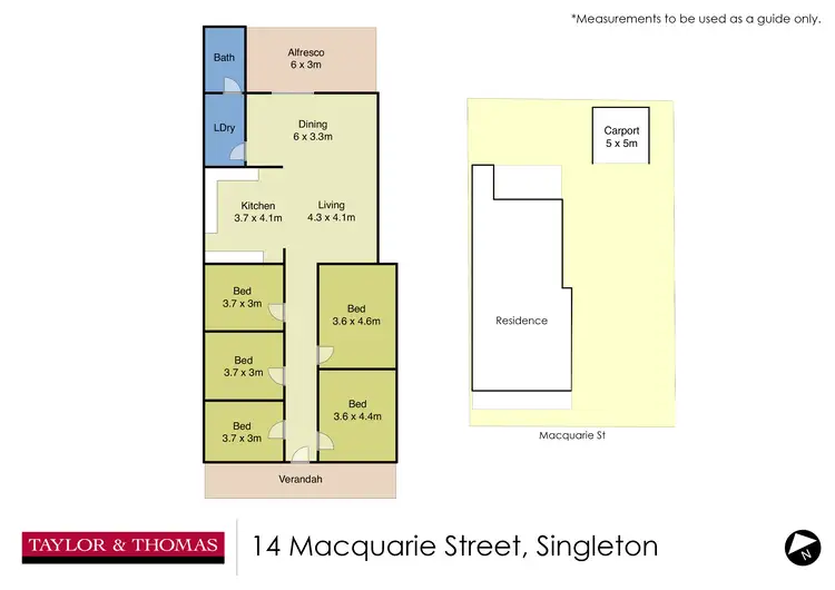 Floorplan of Homely house listing, 14 Macquarie Street, Singleton NSW 2330