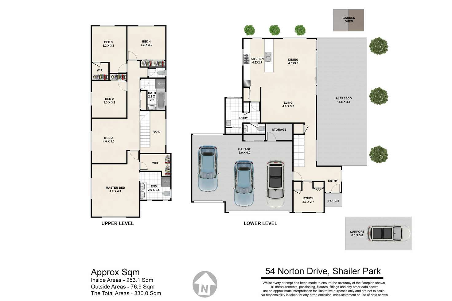 Floorplan of Homely house listing, 54 Norton Dr, Shailer Park QLD 4128