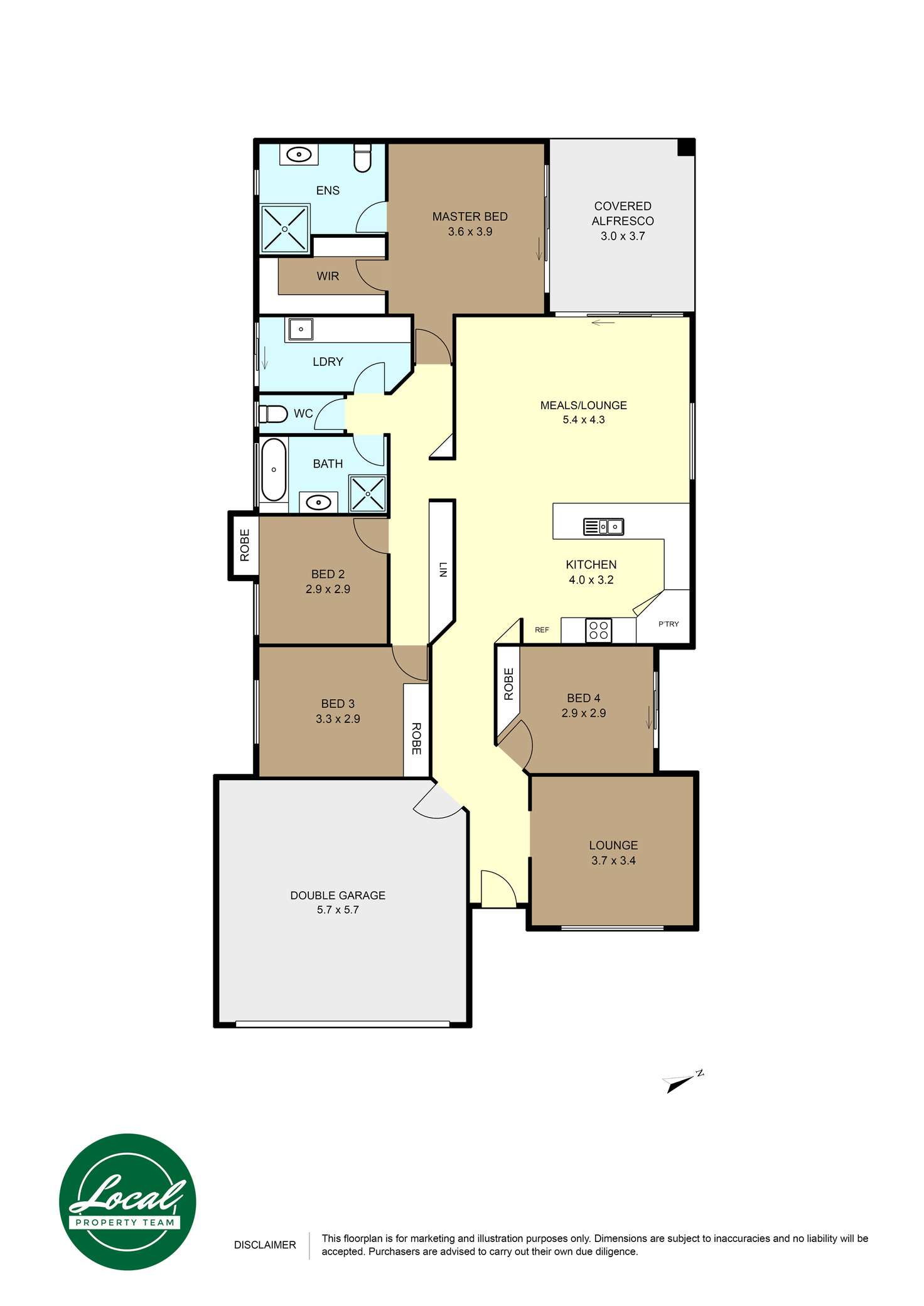 Floorplan of Homely house listing, 14A Francis Rd, Shailer Park QLD 4128