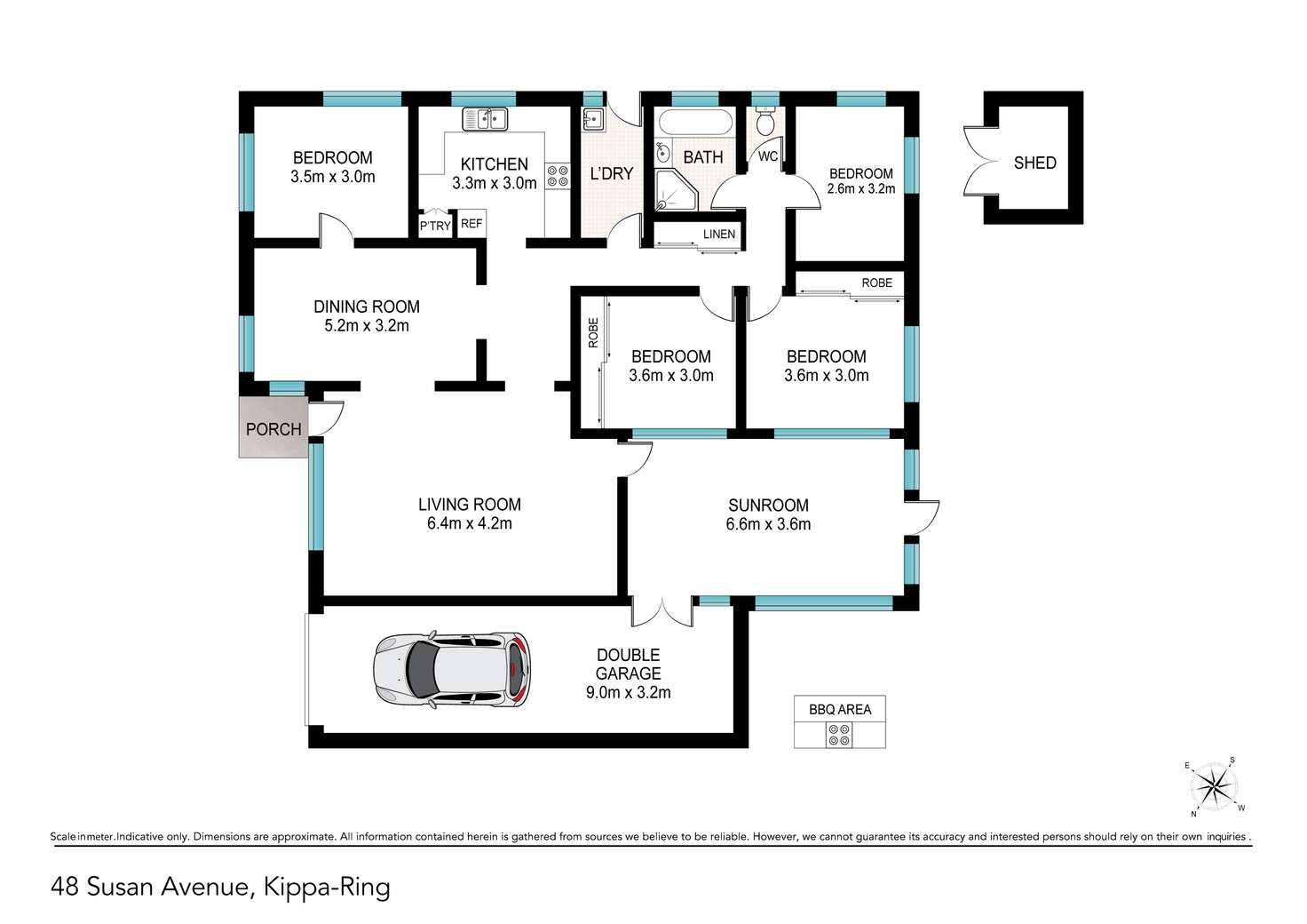 Floorplan of Homely house listing, 48 Susan Ave, Kippa-ring QLD 4021