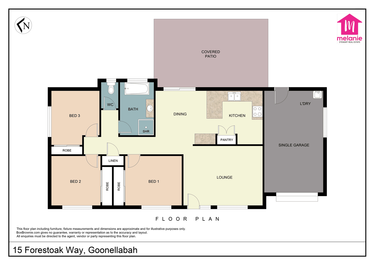Floorplan of Homely house listing, 15 Forestoak Way, Goonellabah NSW 2480