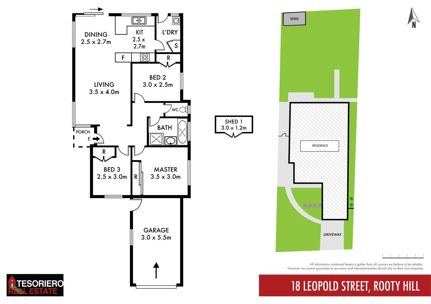 Floorplan of Homely house listing, 18 Leopold Street, Rooty Hill NSW 2766
