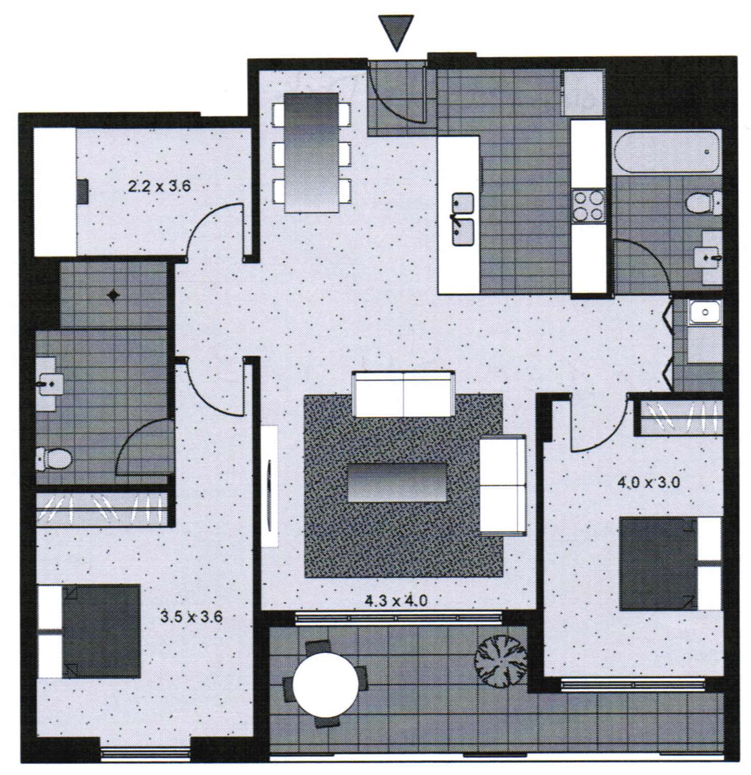 Floorplan of Homely apartment listing, Unit 2/20 Victoria Rd, Parramatta NSW 2150