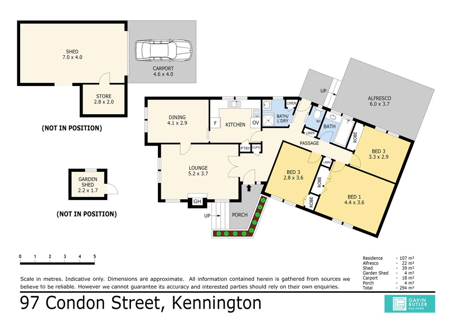 Floorplan of Homely house listing, 97 Condon St, Kennington VIC 3550