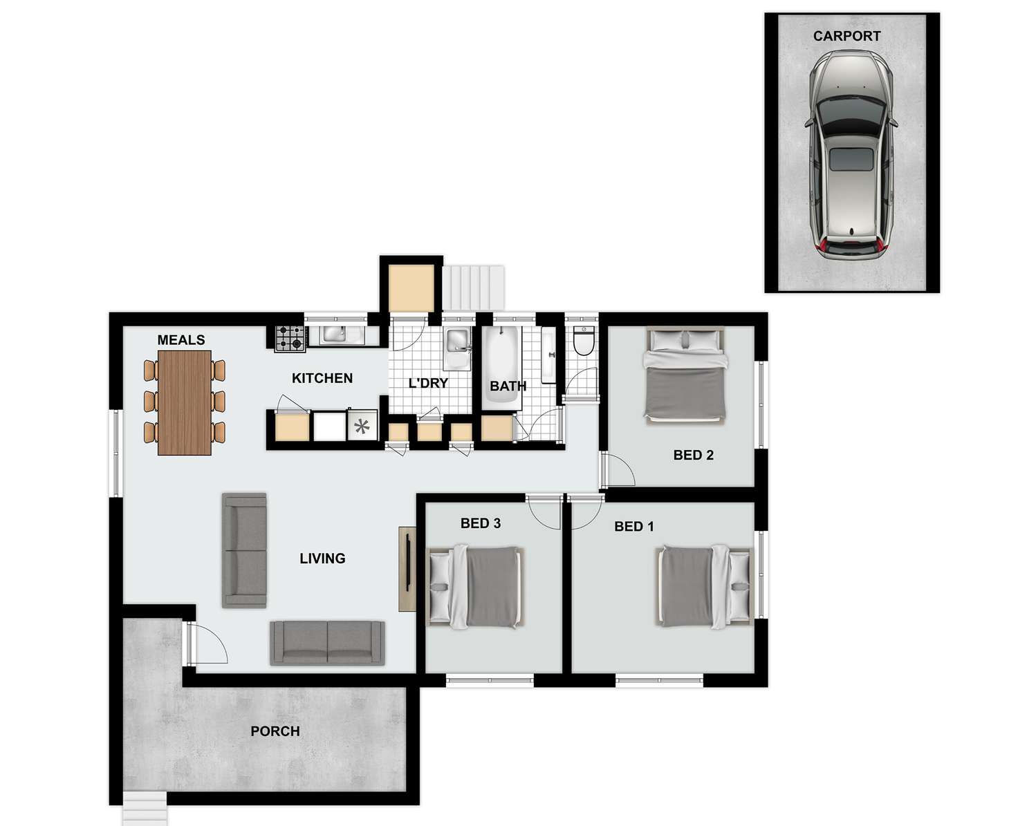 Floorplan of Homely house listing, 67 Boss Rd, Inala QLD 4077