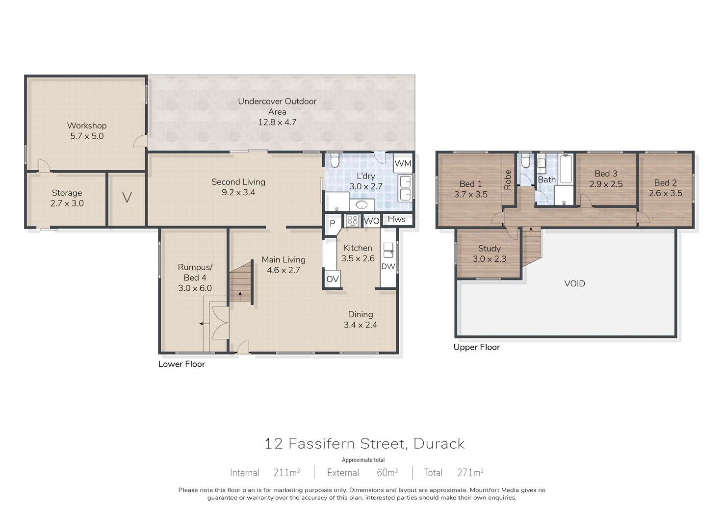 Floorplan of Homely house listing, 12 Fassifern St, Durack QLD 4077