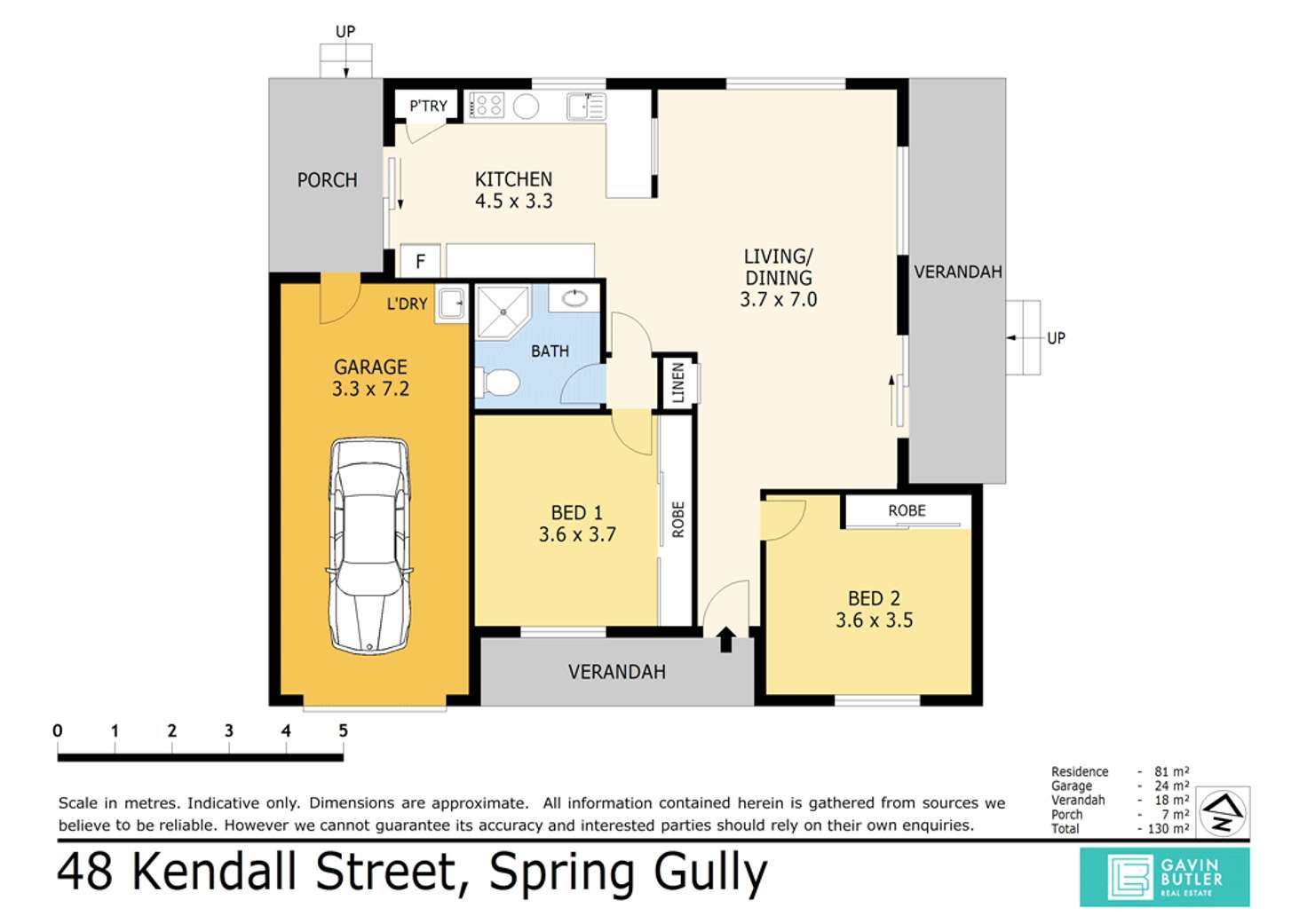 Floorplan of Homely house listing, 48 Kendall St, Spring Gully VIC 3550