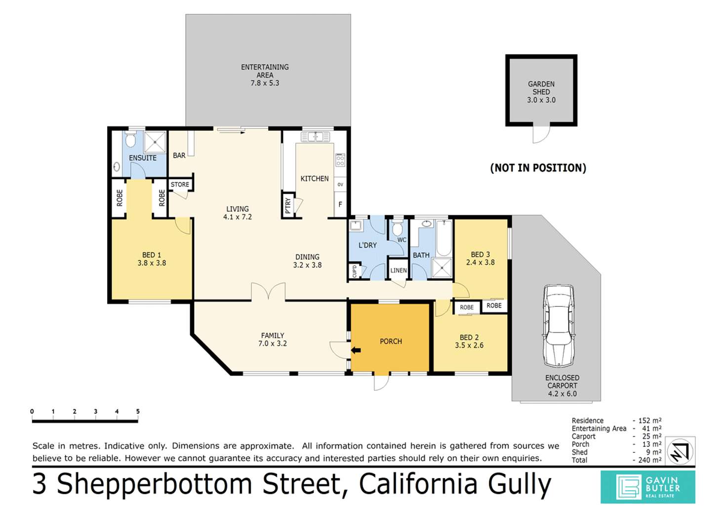 Floorplan of Homely house listing, 3 Shepperbottom St, California Gully VIC 3556