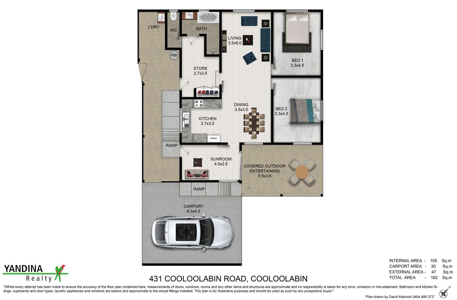 Floorplan of Homely lifestyle listing, 431 Cooloolabin Rd, Cooloolabin QLD 4560