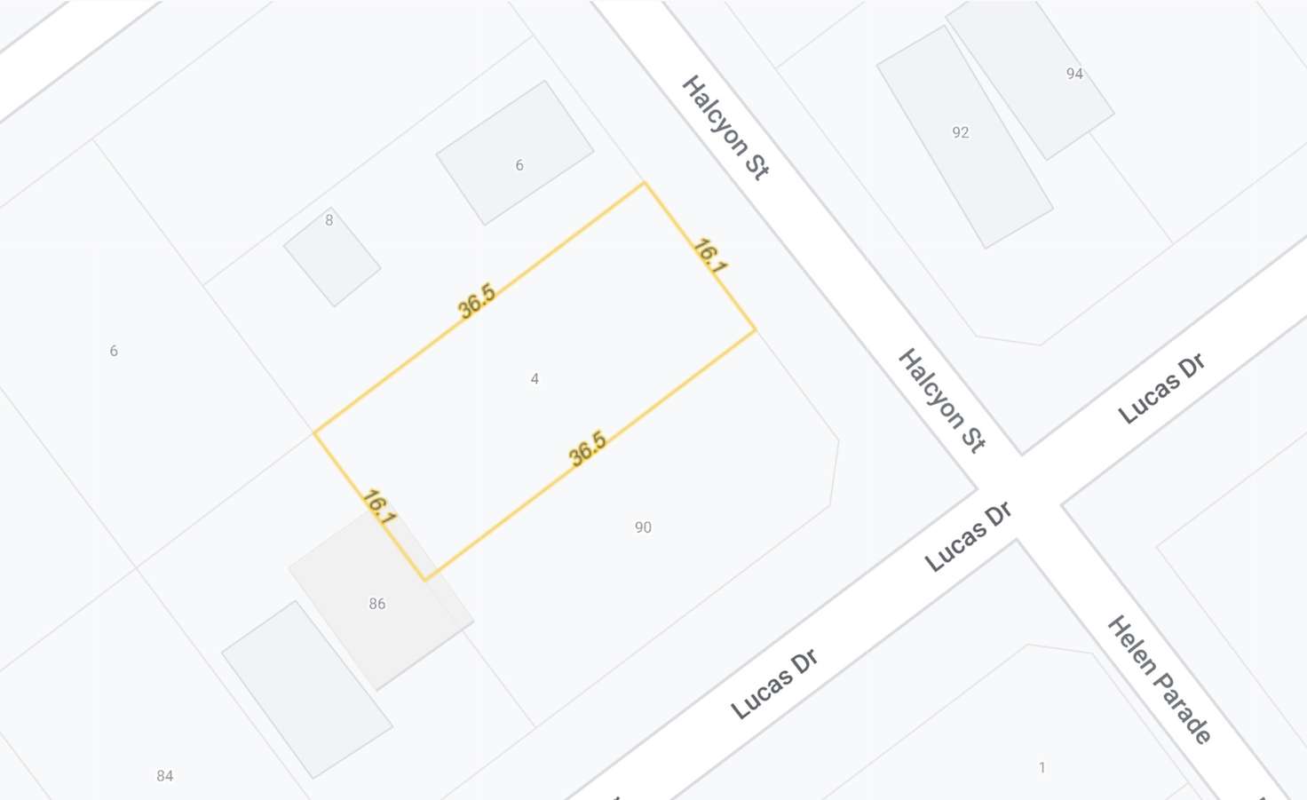 Floorplan of Homely residentialLand listing, 4 Halcyon St, Lamb Island QLD 4184