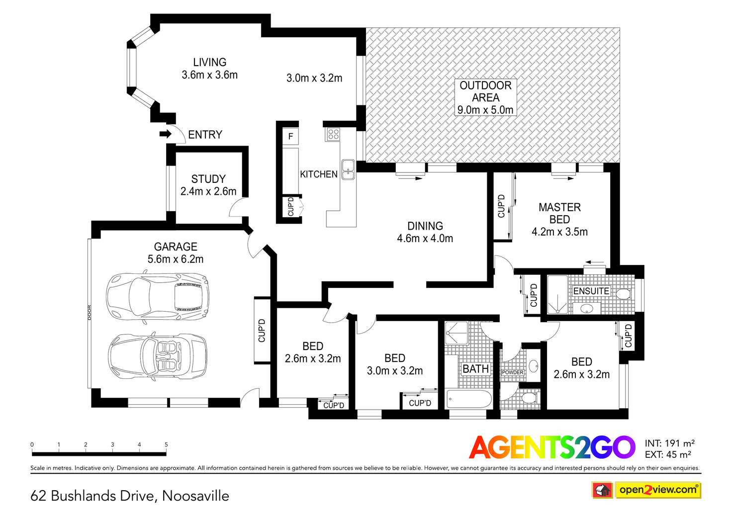 Floorplan of Homely house listing, 62 Bushlands Dr, Noosaville QLD 4566
