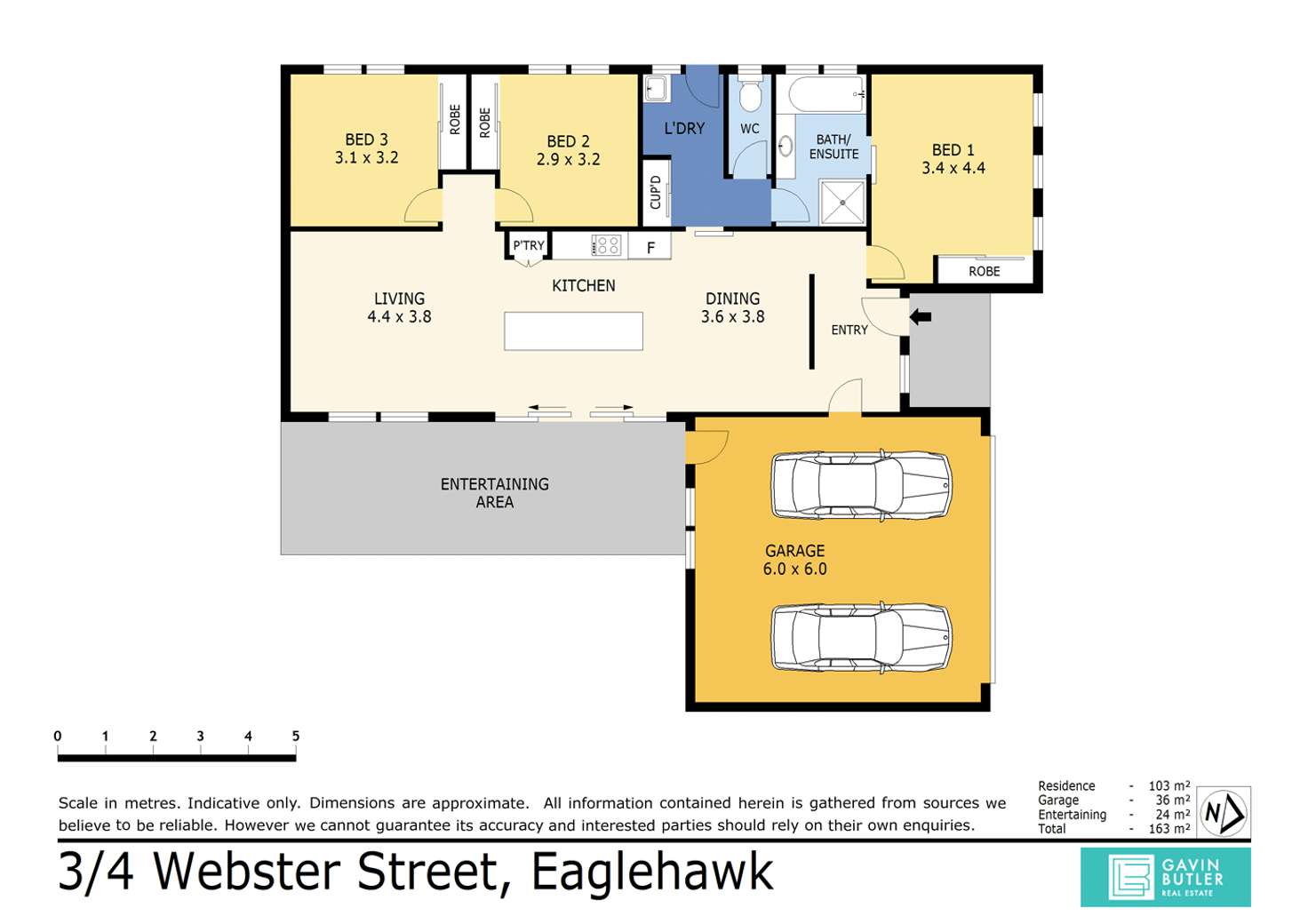 Floorplan of Homely house listing, Unit 3/4 Webster St, Eaglehawk VIC 3556