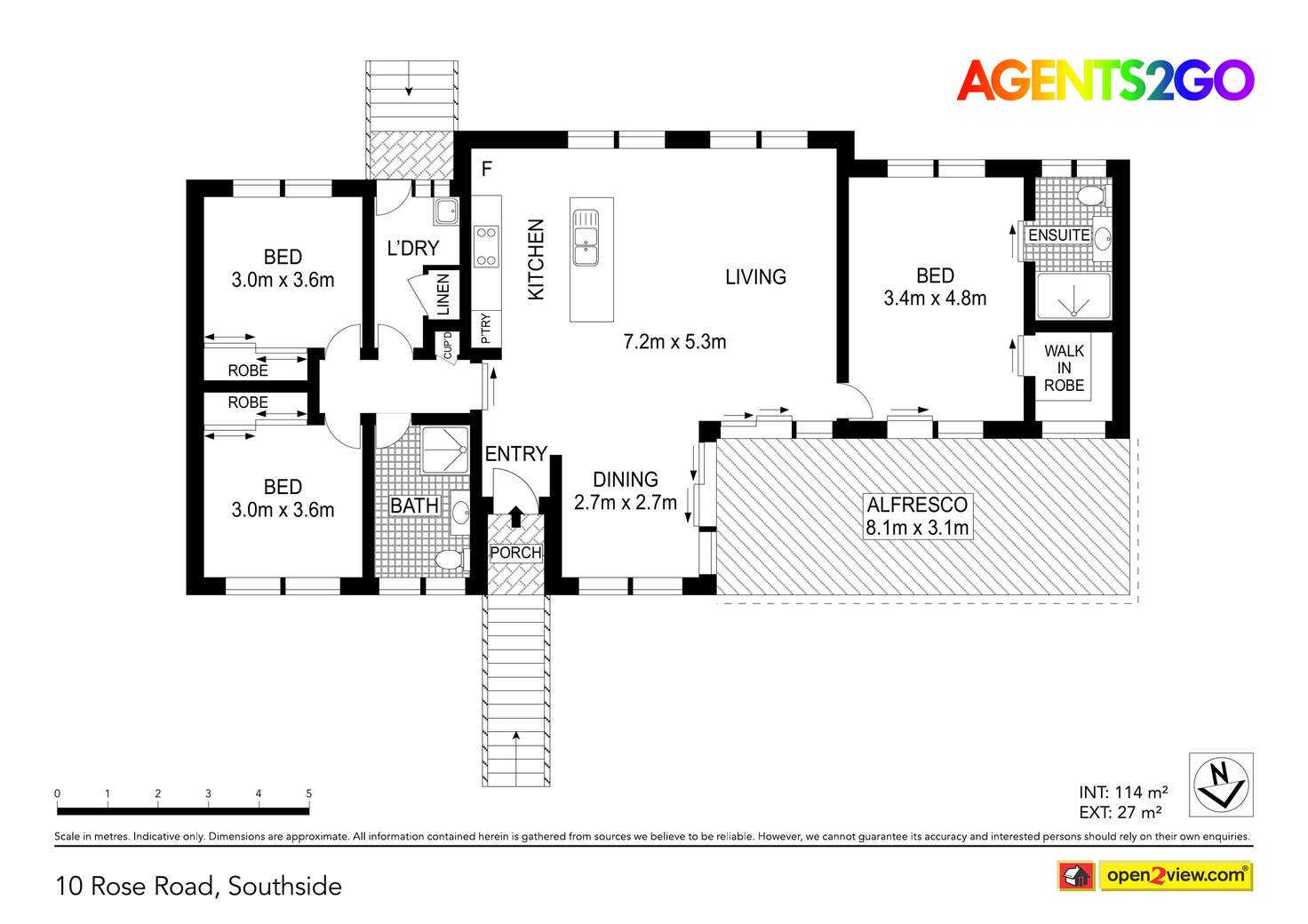 Floorplan of Homely house listing, 10 Rose Rd, Southside QLD 4570