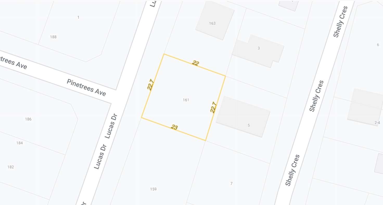 Floorplan of Homely residentialLand listing, 161 Lucas Dr, Lamb Island QLD 4184