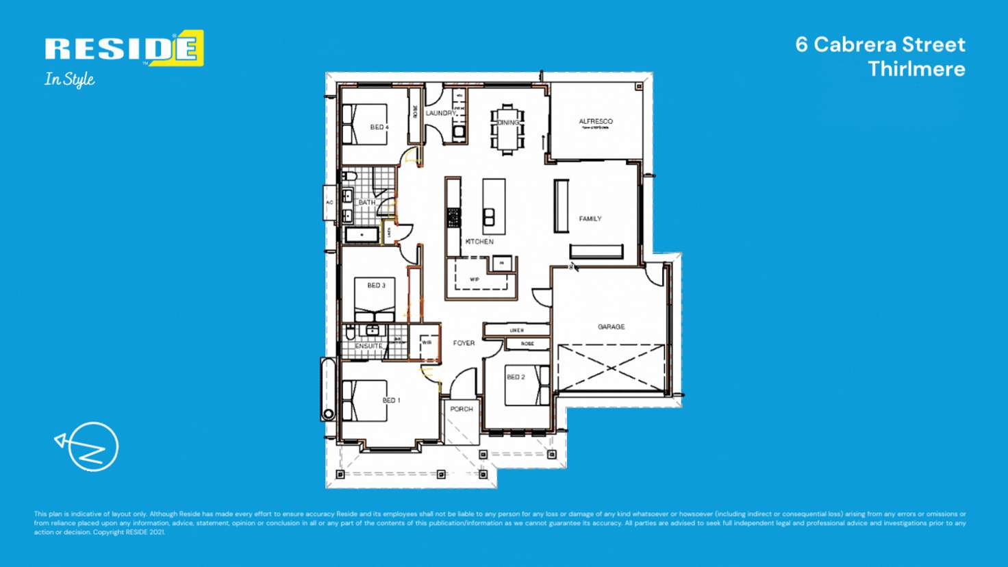 Floorplan of Homely house listing, 6 Cabrera St, Thirlmere NSW 2572