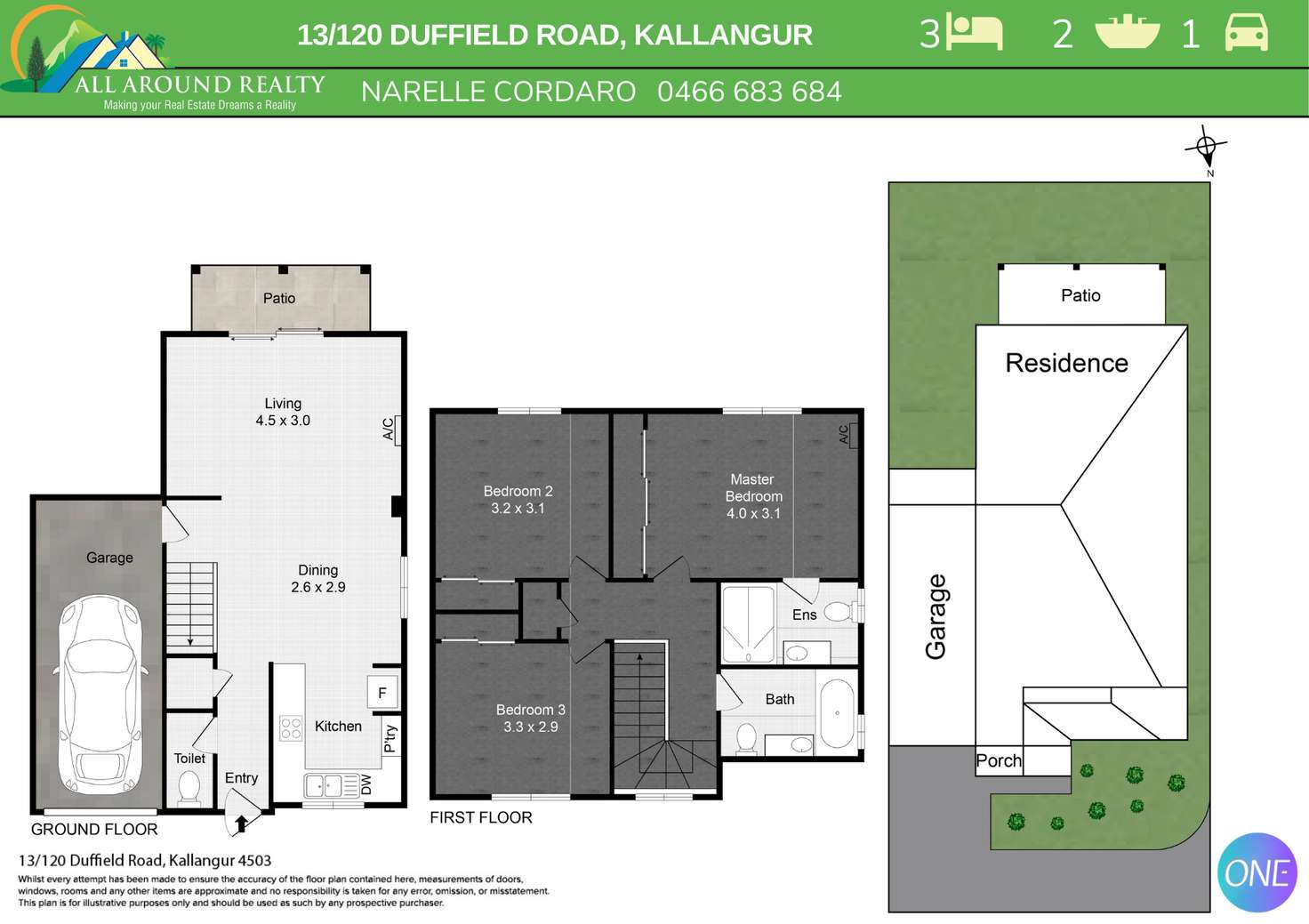 Floorplan of Homely townhouse listing, 13/120 Duffield Road, Kallangur QLD 4503