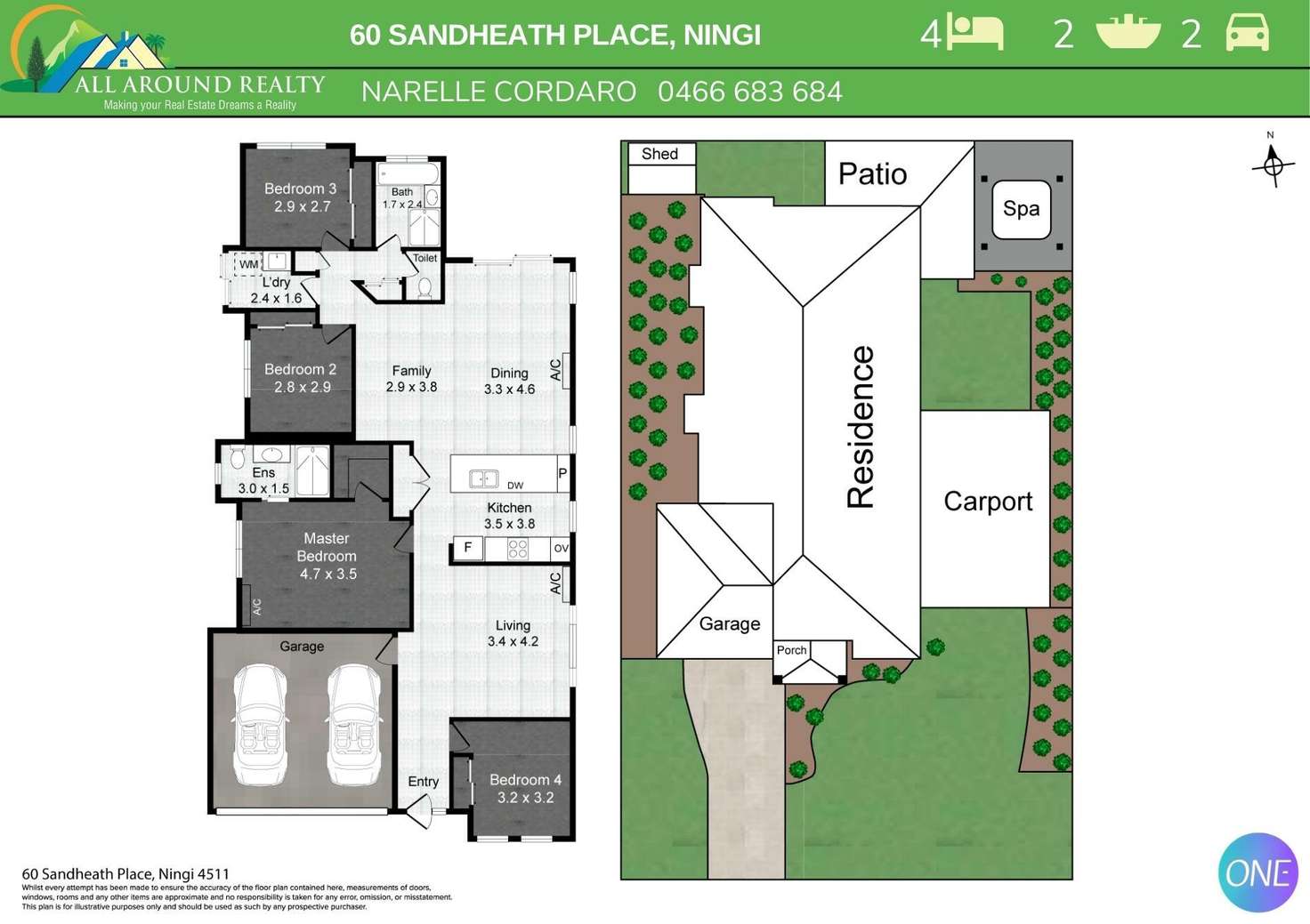 Floorplan of Homely house listing, 60 Sandheath Place, Ningi QLD 4511