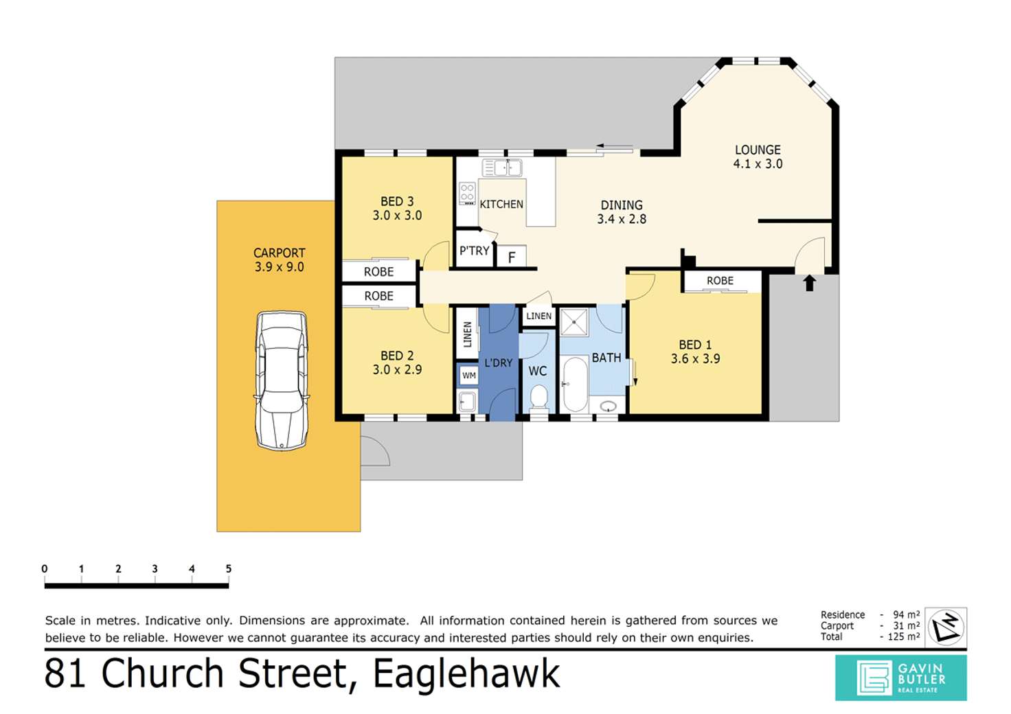 Floorplan of Homely house listing, 81 Church St, Eaglehawk VIC 3556