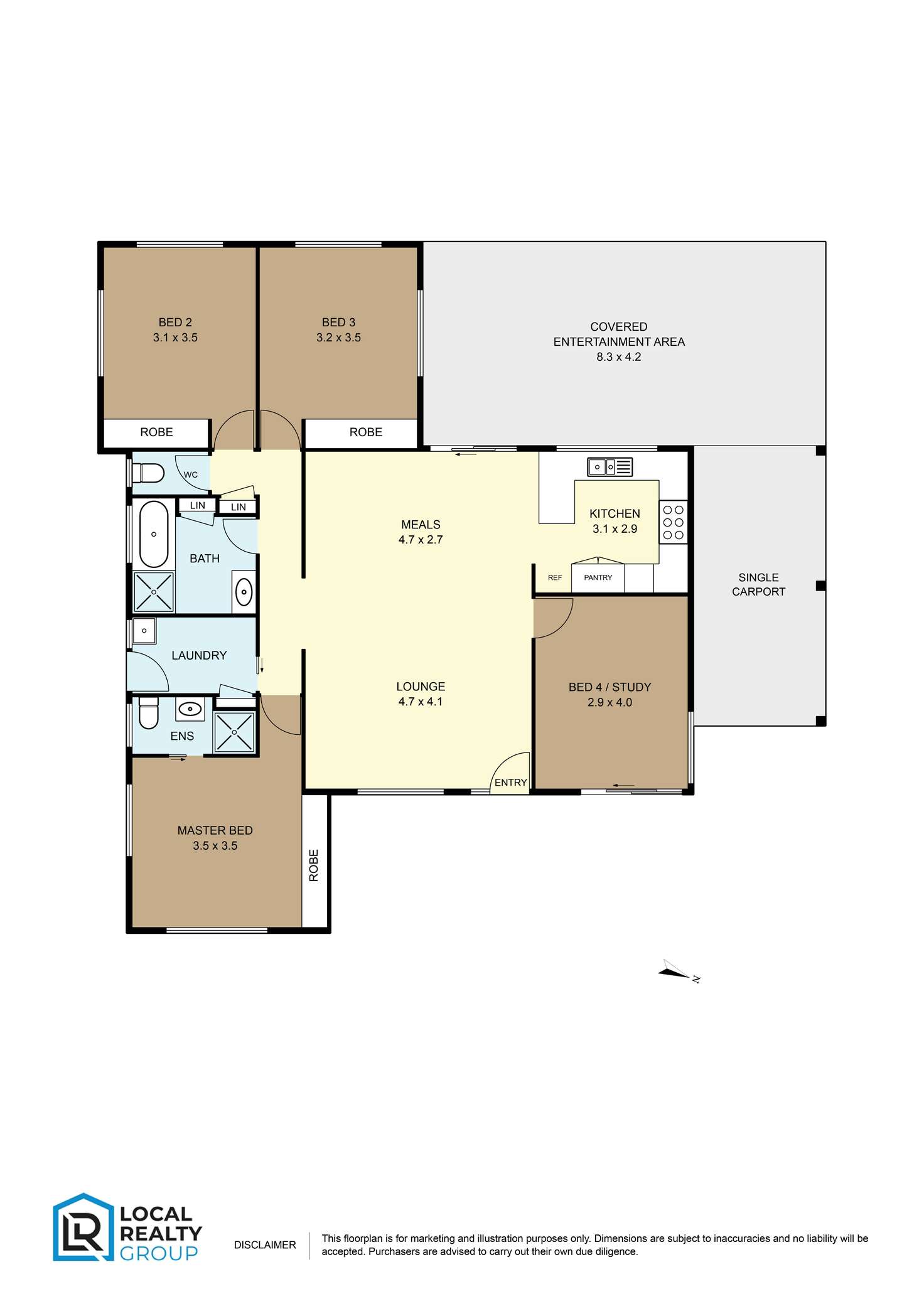 Floorplan of Homely house listing, 7 Spica Dr, Tanah Merah QLD 4128