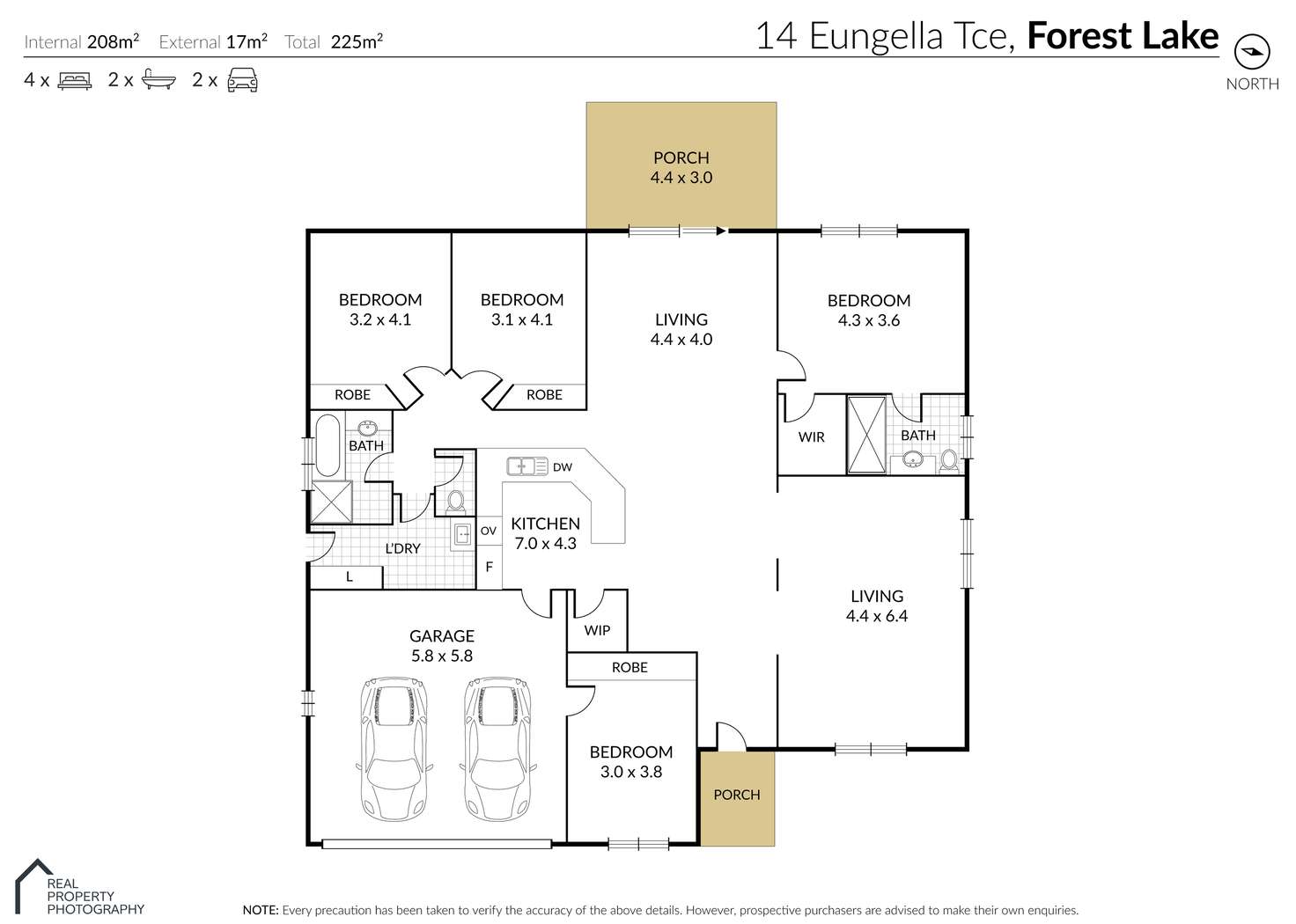 Floorplan of Homely house listing, 14 Eungella Tce, Forest Lake QLD 4078