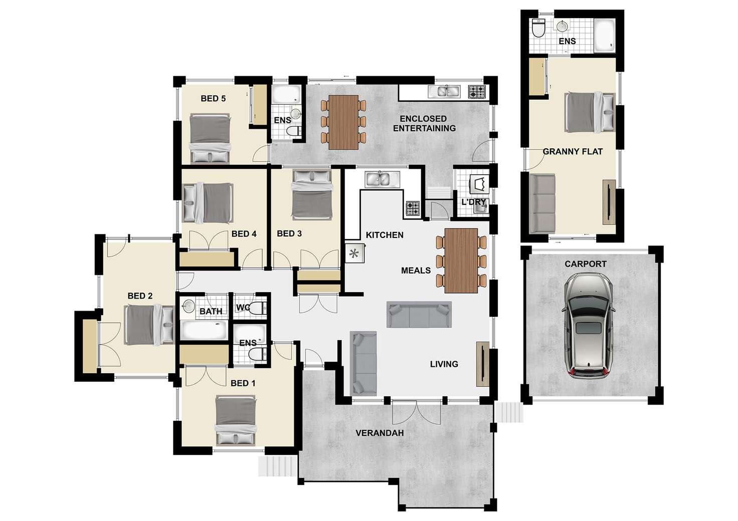 Floorplan of Homely house listing, 38 Hyacinth St, Inala QLD 4077