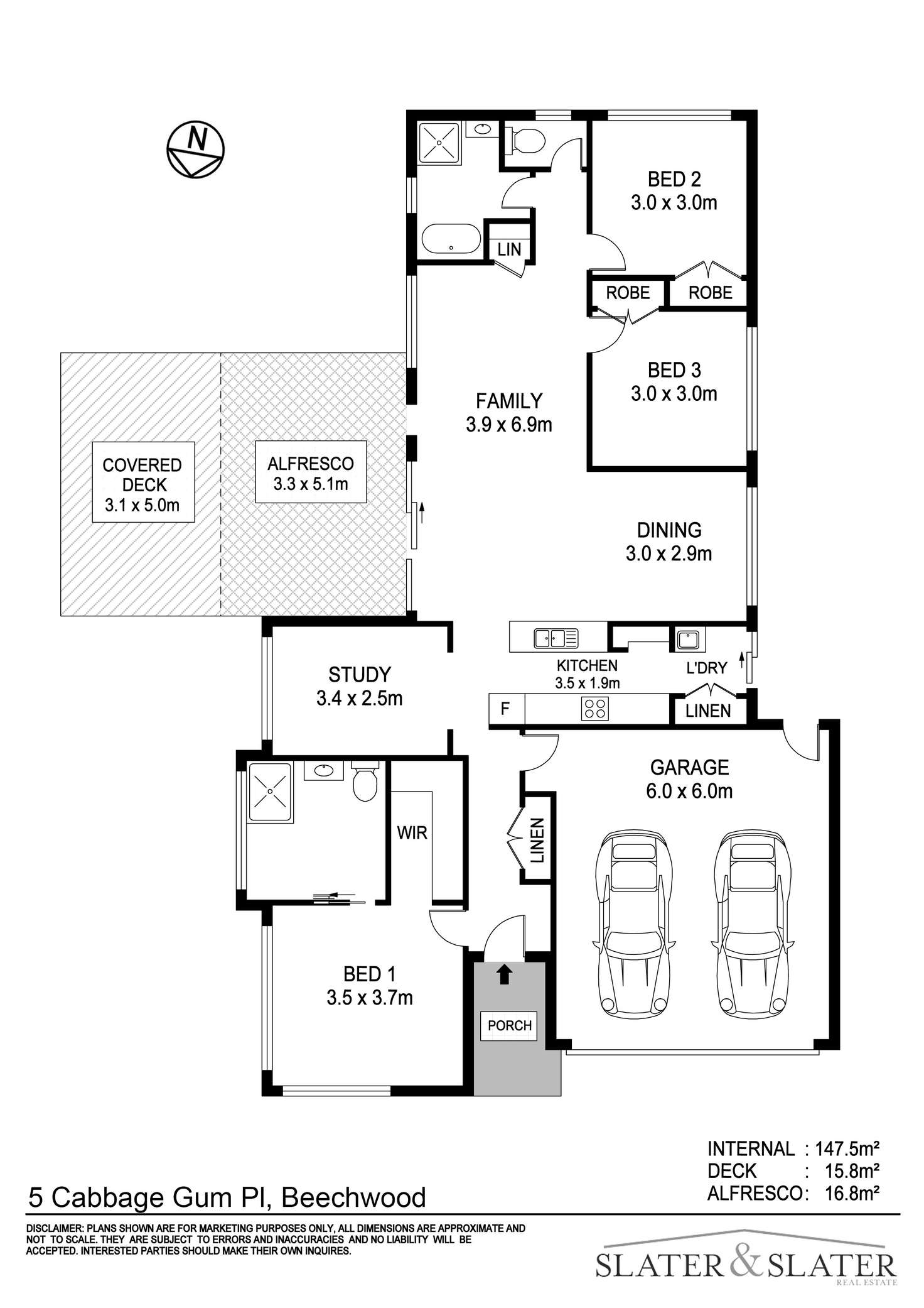 Floorplan of Homely house listing, 5 Cabbage Gum Pl, Beechwood NSW 2446