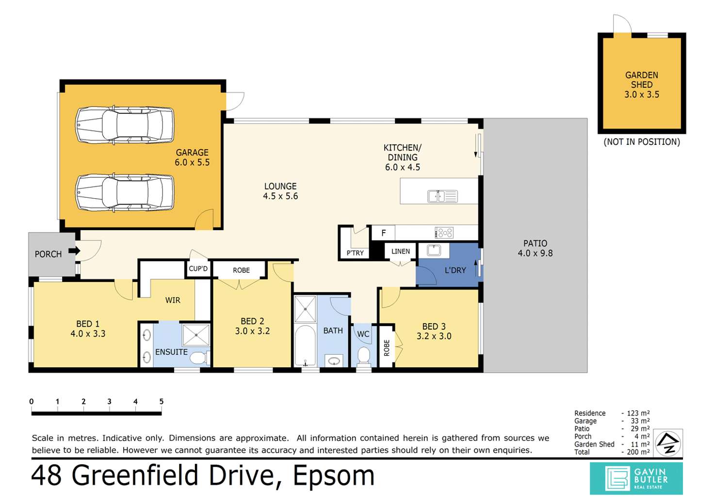 Floorplan of Homely house listing, 48 Greenfield Dr, Epsom VIC 3551