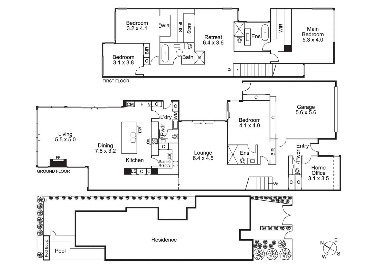 Floorplan of Homely house listing, 1D Regent St, Brighton East VIC 3187