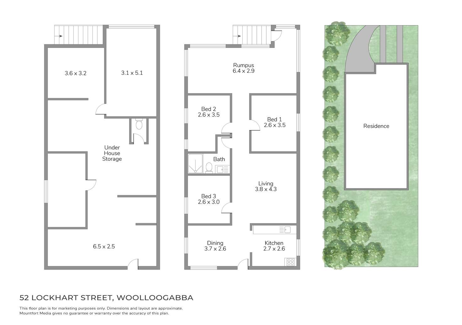 Floorplan of Homely house listing, 52 Lockhart St, Woolloongabba QLD 4102