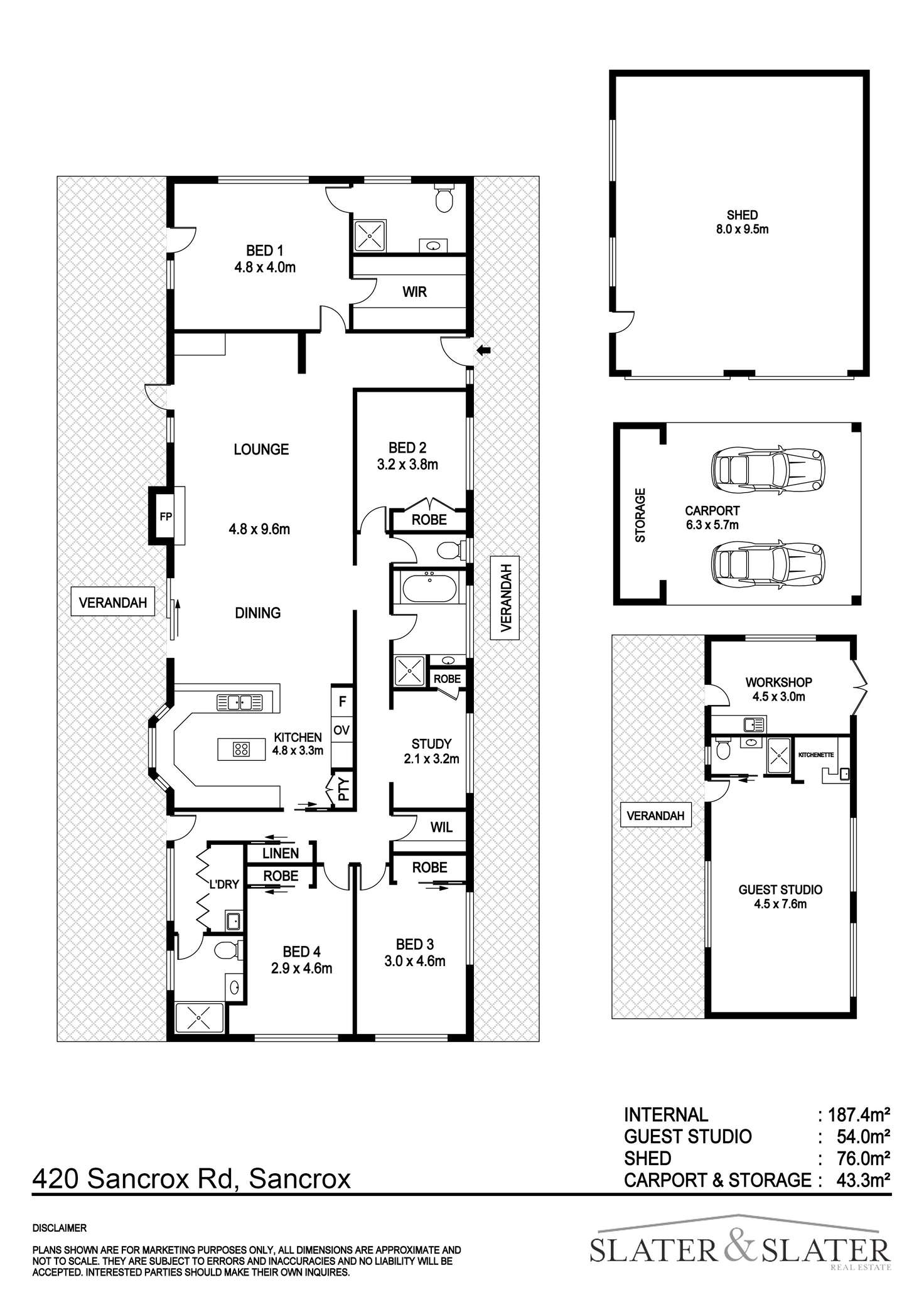 Floorplan of Homely acreageSemiRural listing, 420 Sancrox Road St, Sancrox NSW 2446