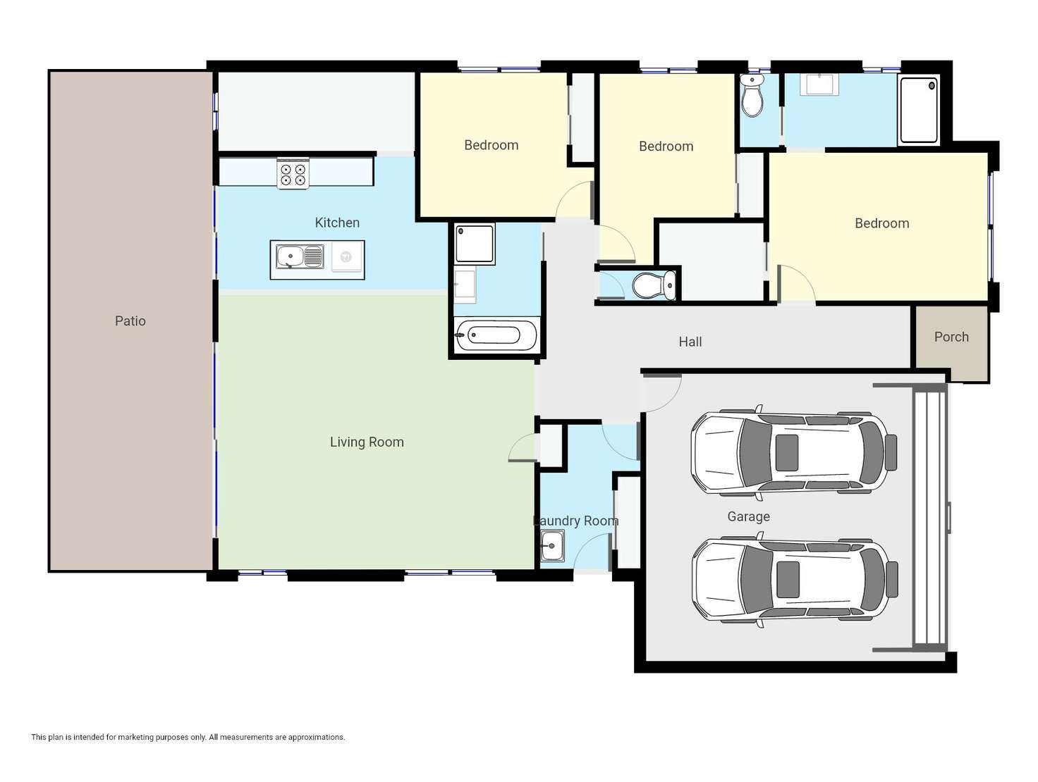 Floorplan of Homely lifestyle listing, 88 Jenny Lane, Nethercote NSW 2549