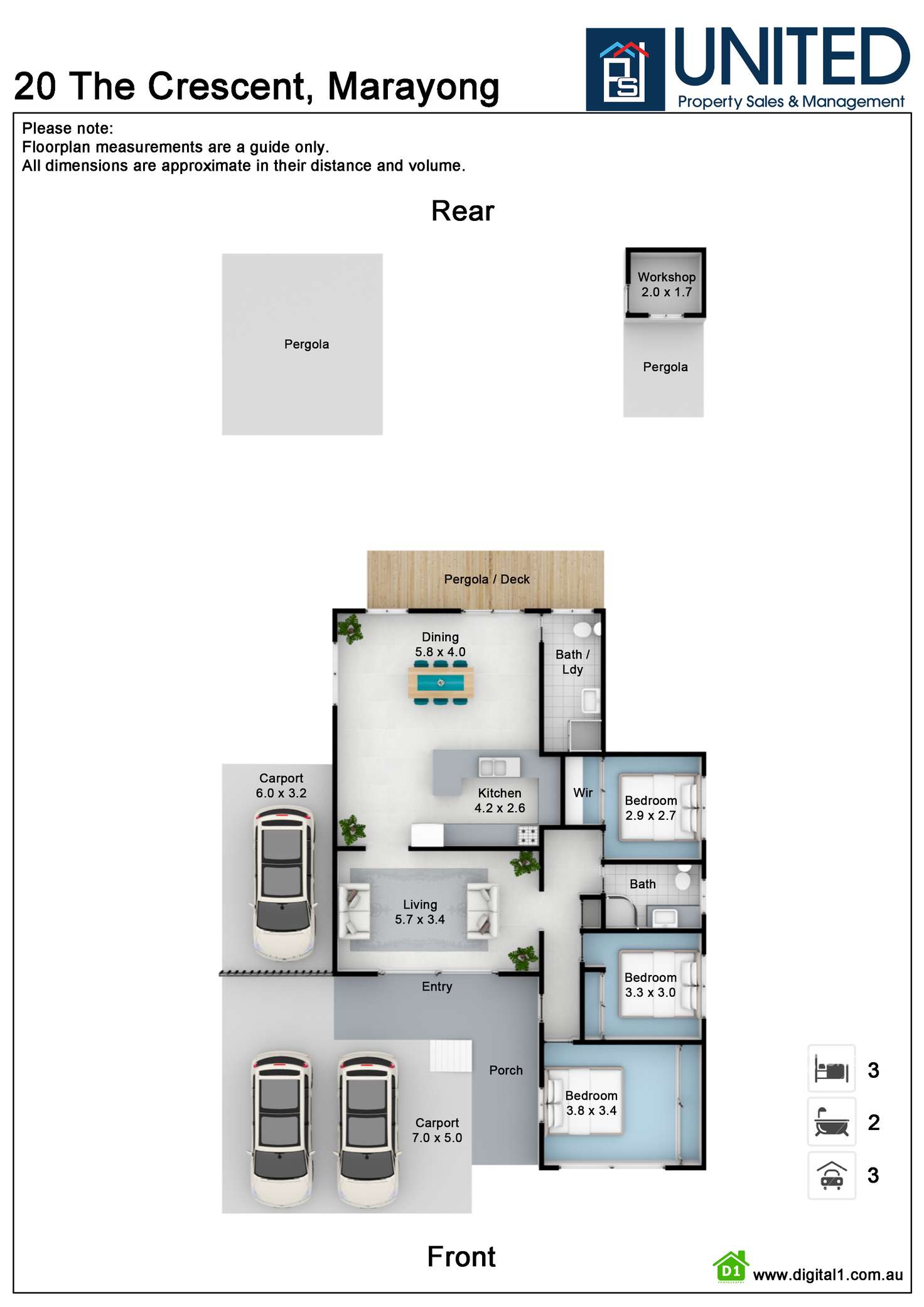 Floorplan of Homely house listing, 20 The Crescent, Marayong NSW 2148