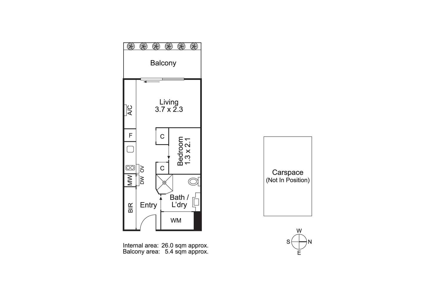 Floorplan of Homely apartment listing, 131/18-34 Station St, Sandringham VIC 3191