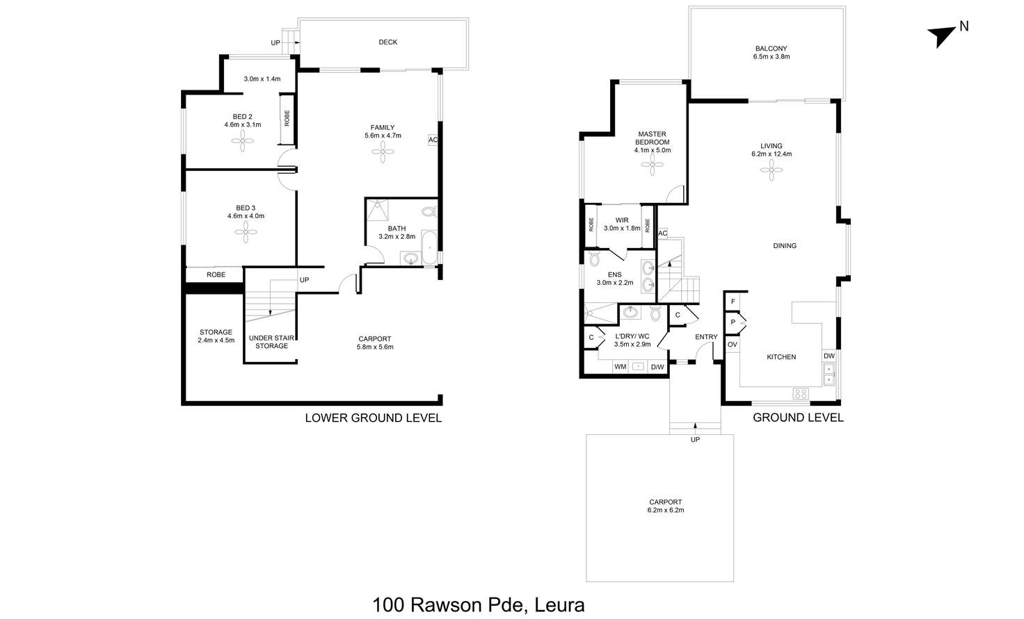 Floorplan of Homely house listing, 100 Rawson Pde, Leura NSW 2780