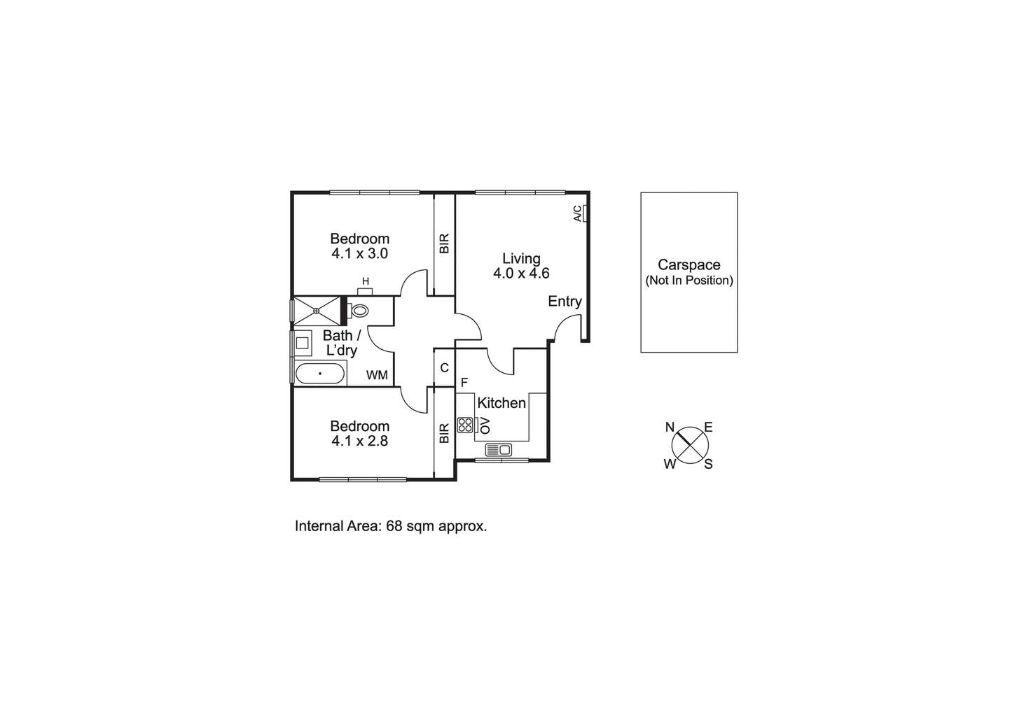 Floorplan of Homely apartment listing, 12/144 Brighton Rd, Ripponlea VIC 3185