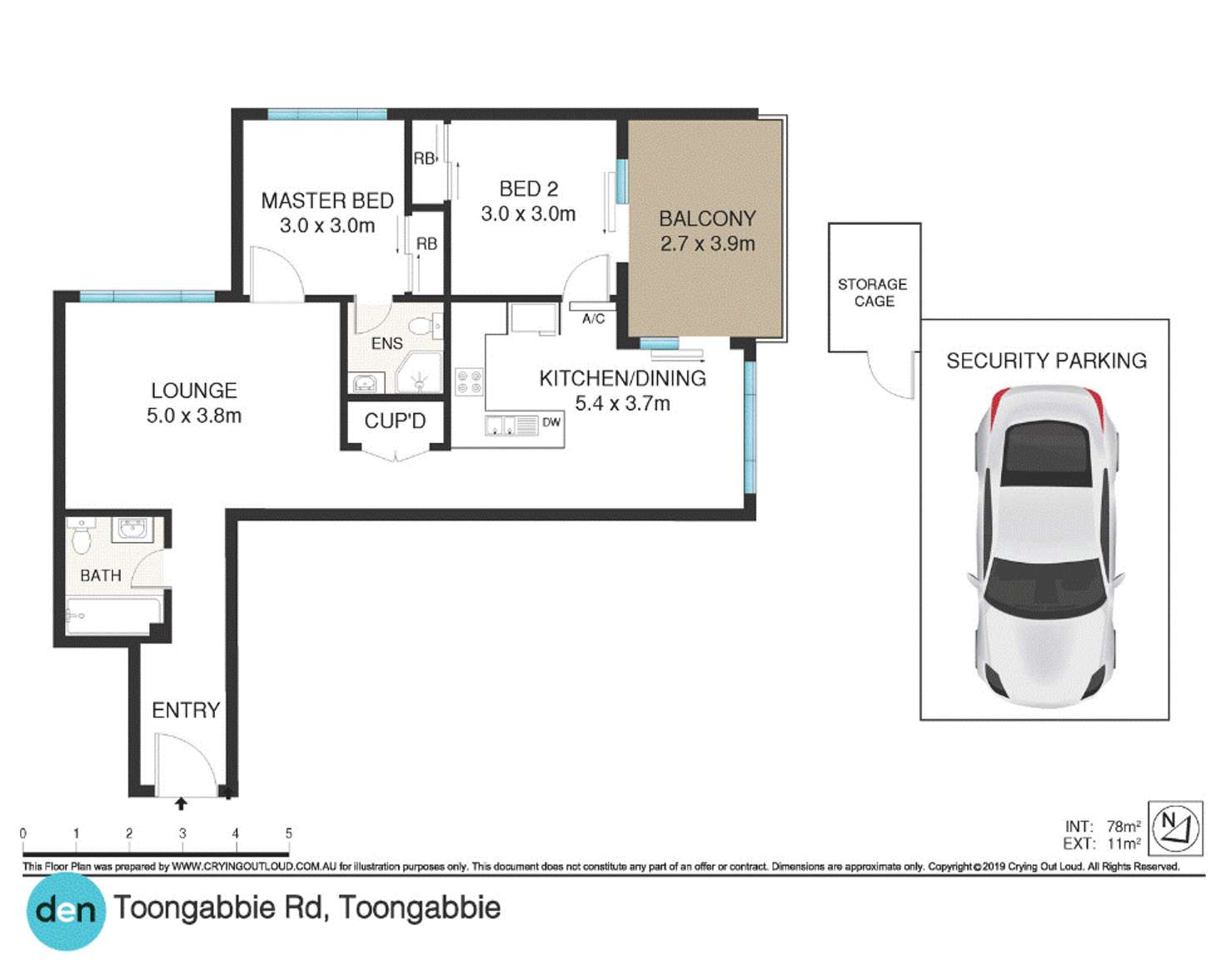 Floorplan of Homely unit listing, Unit 25/51 Toongabbie Rd, Toongabbie NSW 2146
