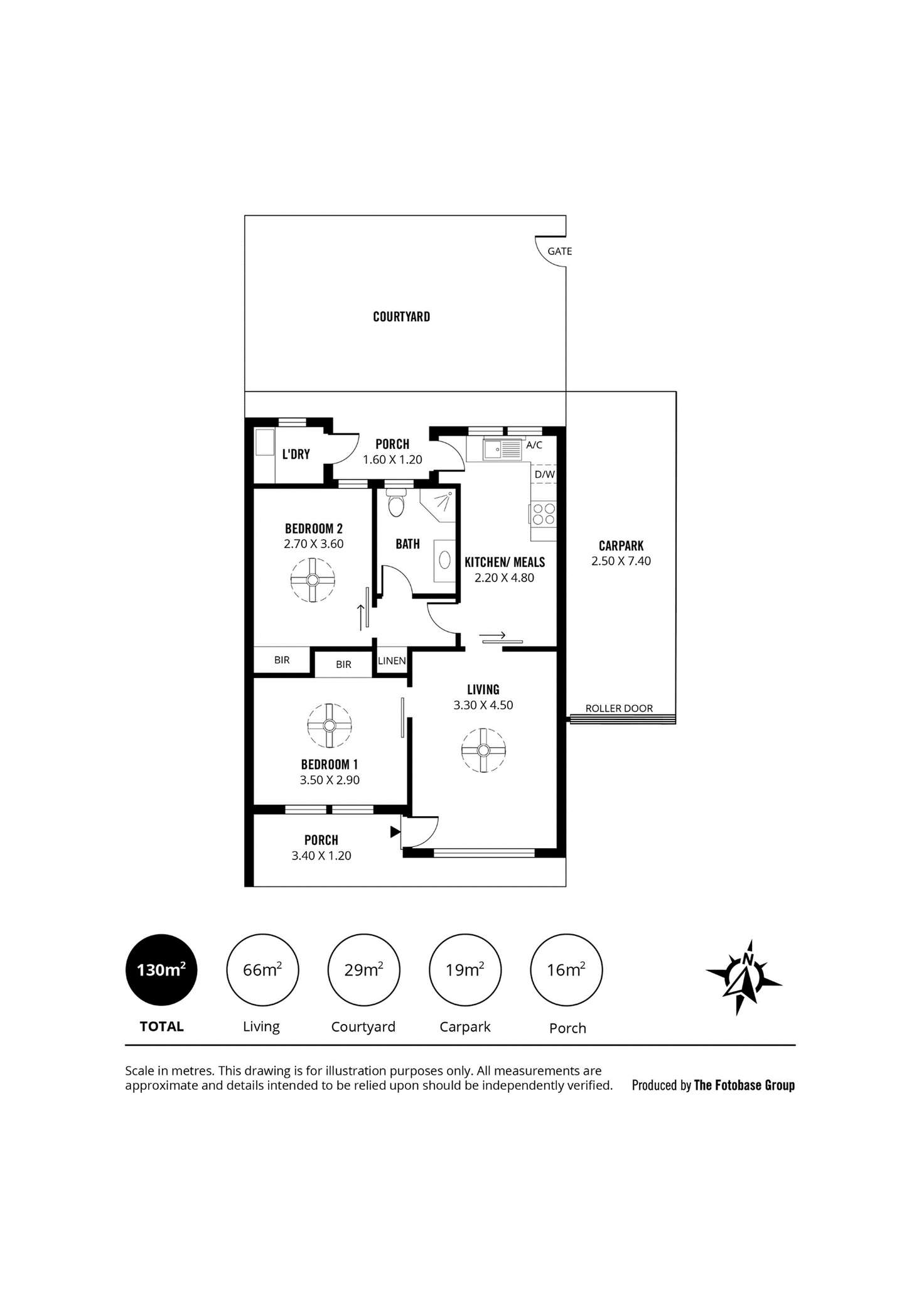 Floorplan of Homely unit listing, Unit 3/65 Northumberland St, Tusmore SA 5065